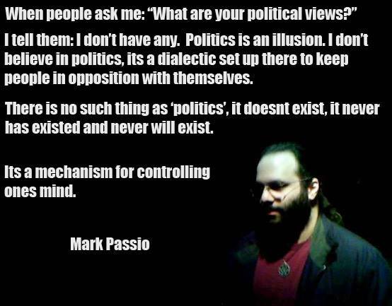 Mark Passio on Politics