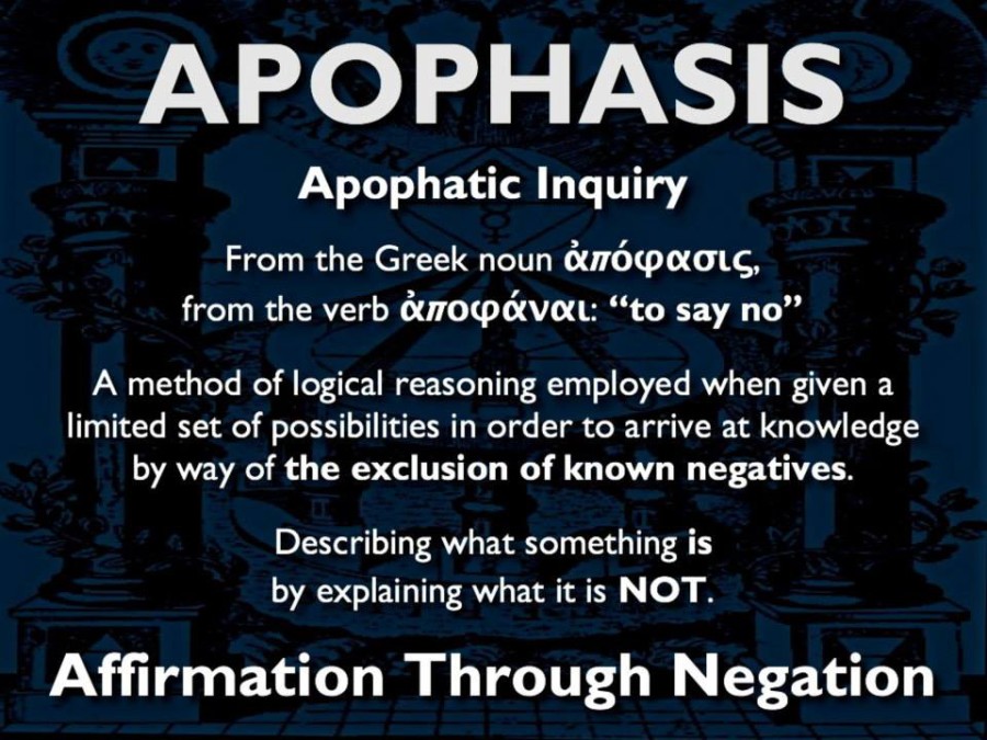 apophasis