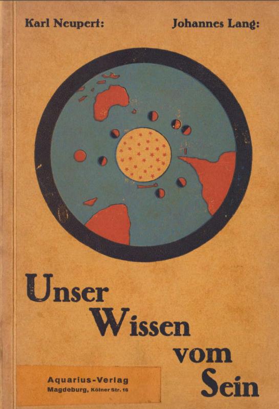 Our Knowledge of Being, 1926 edition