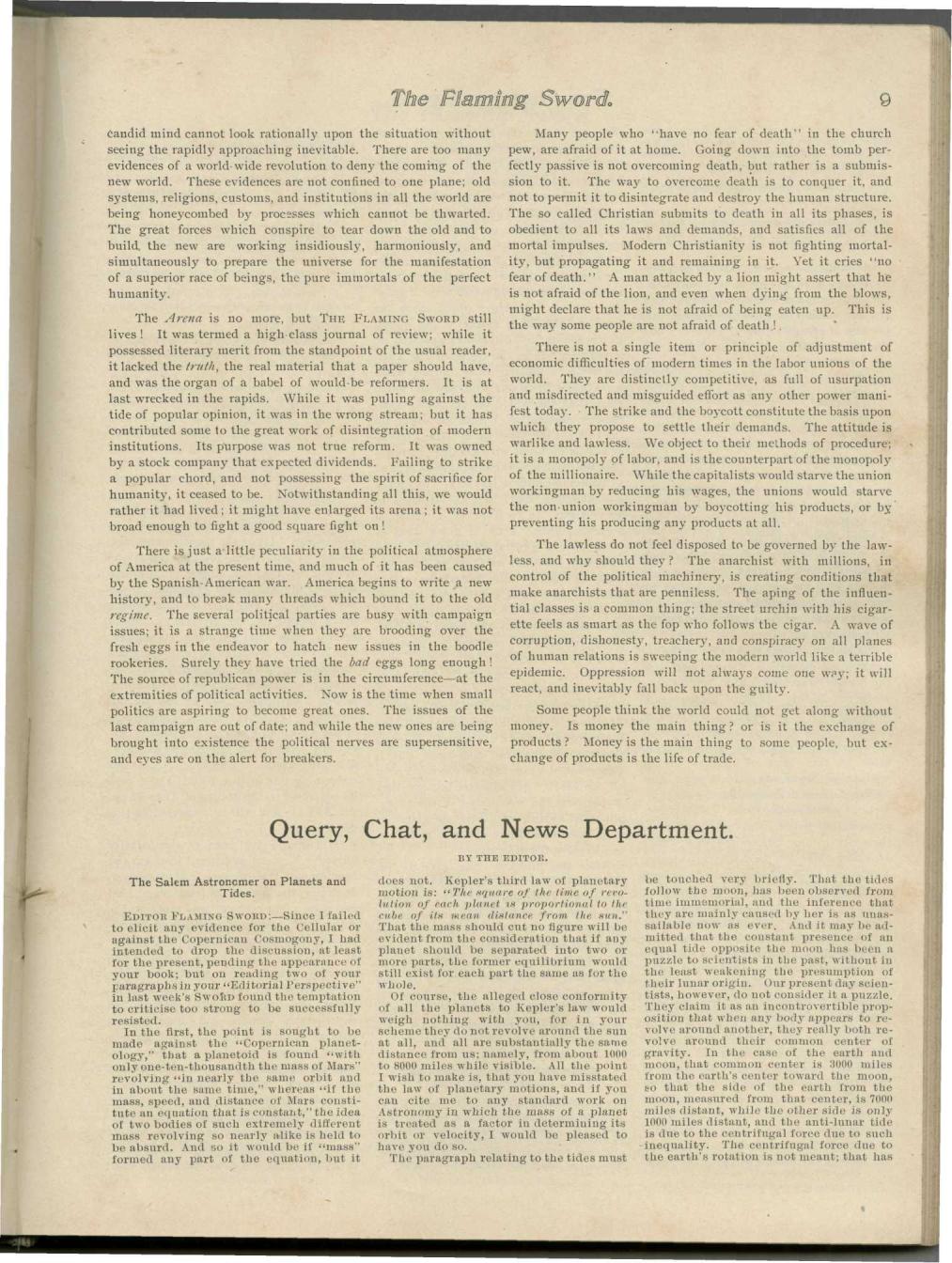 Scanned PDF p. 9 from The Flaming Sword, Oct 7, 1898.