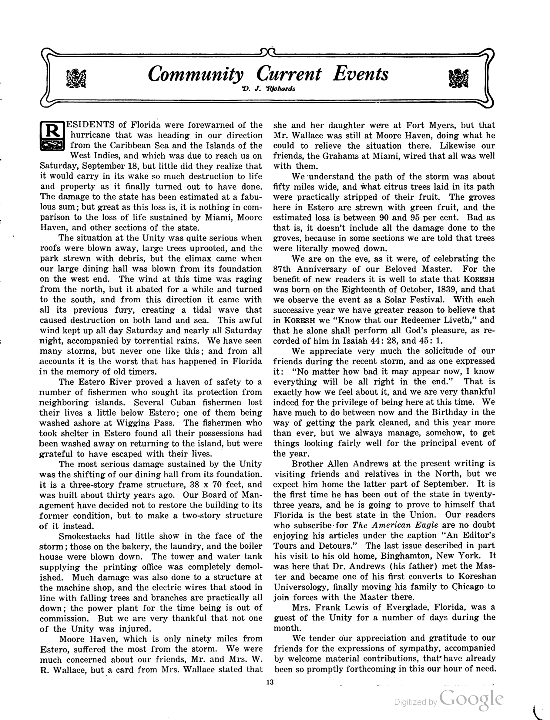 Scanned PDF p. 159 from The Flaming Sword, Oct 1926.