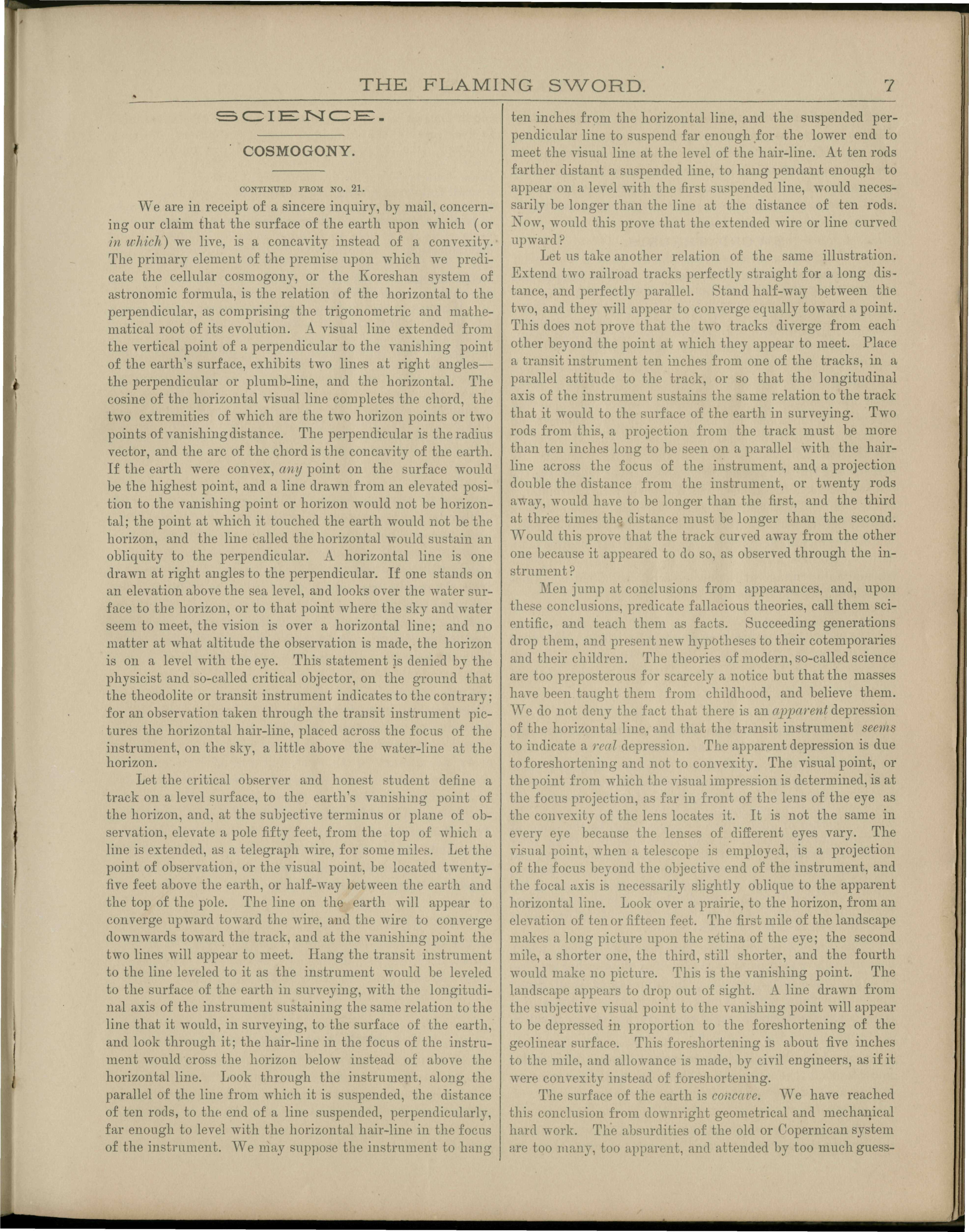 Scanned PDF p. 7 from The Flaming Sword, Jul 2, 1892.