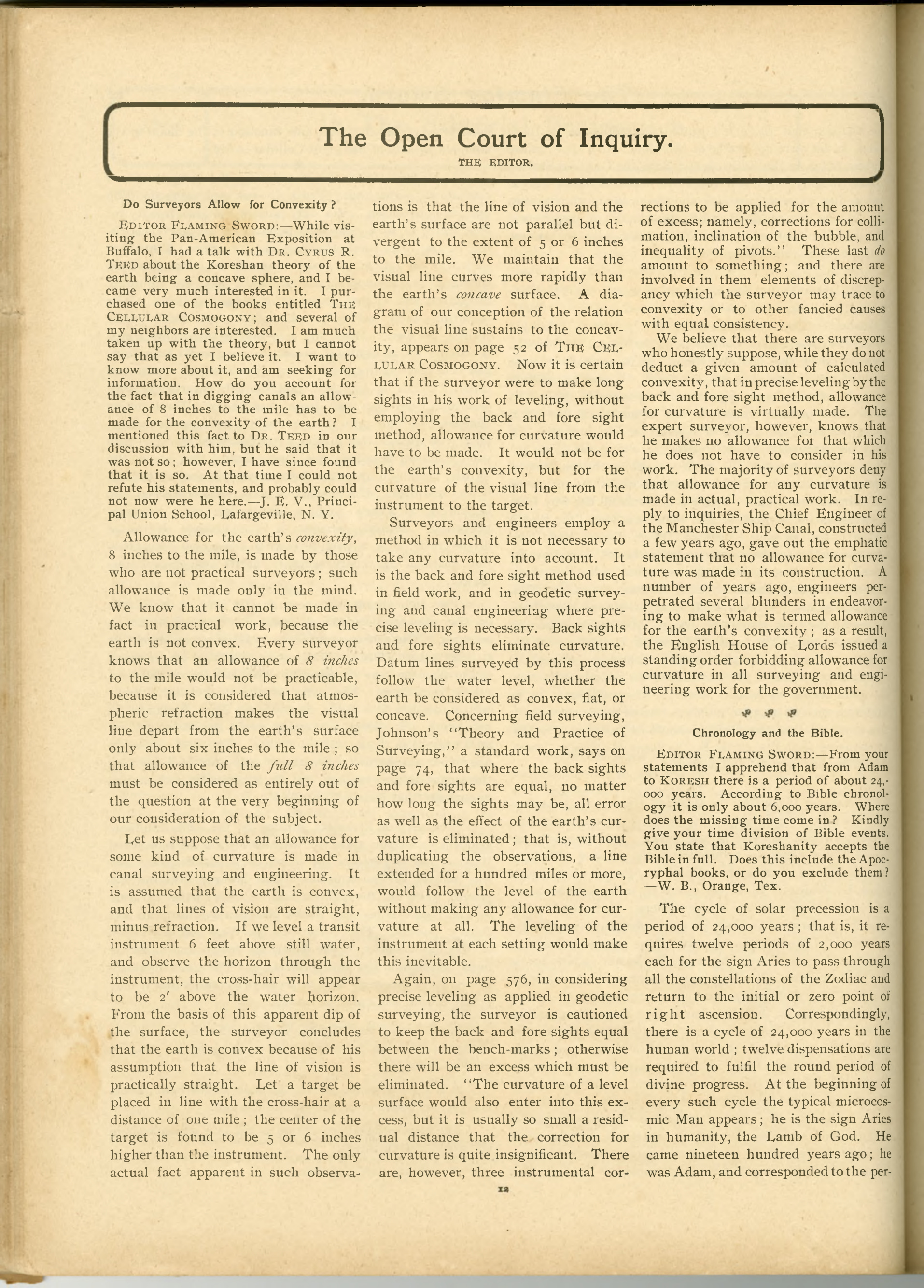 Scanned PDF p. 12 from The Flaming Sword, Jan 31, 1902.