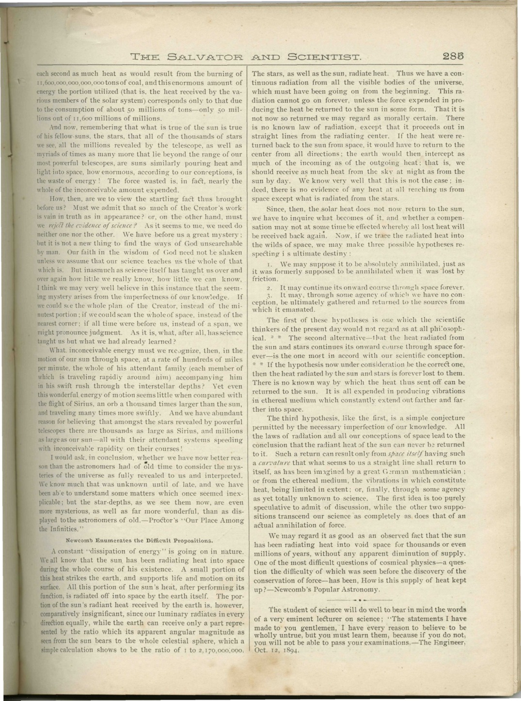 Scanned PDF p. 21 from The Flaming Sword, Dec. 1896.