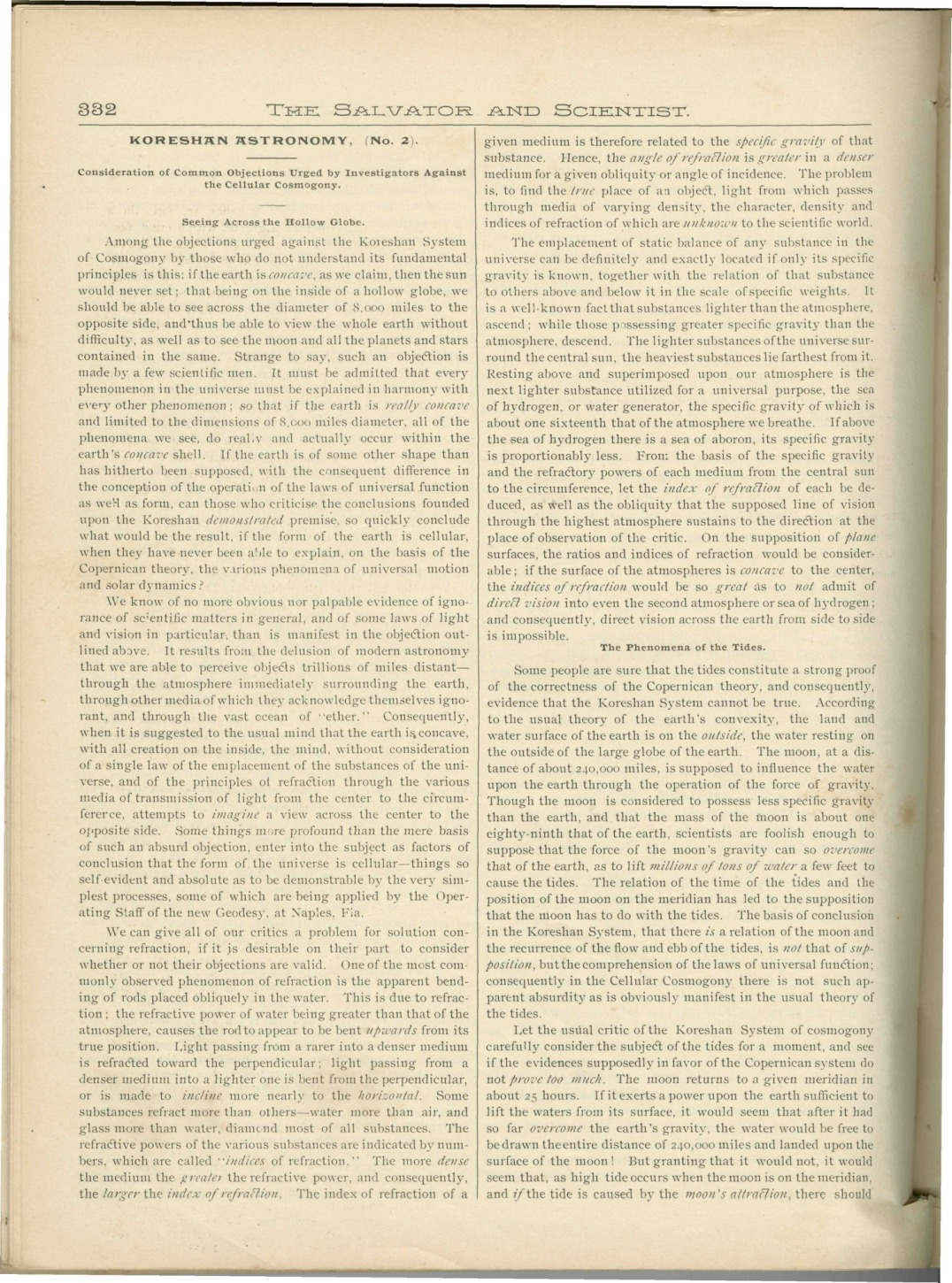 Scanned PDF p. 20 from The Flaming Sword, Feb. 1897.