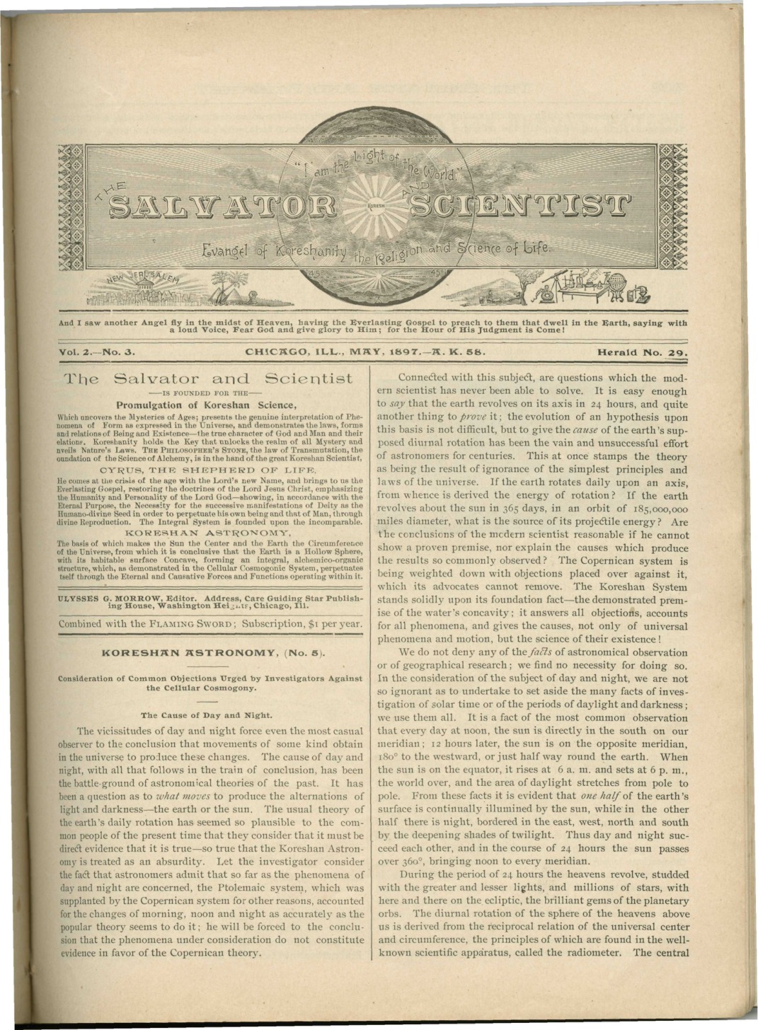 Scanned PDF p. 17 from The Flaming Sword, May 1897.
