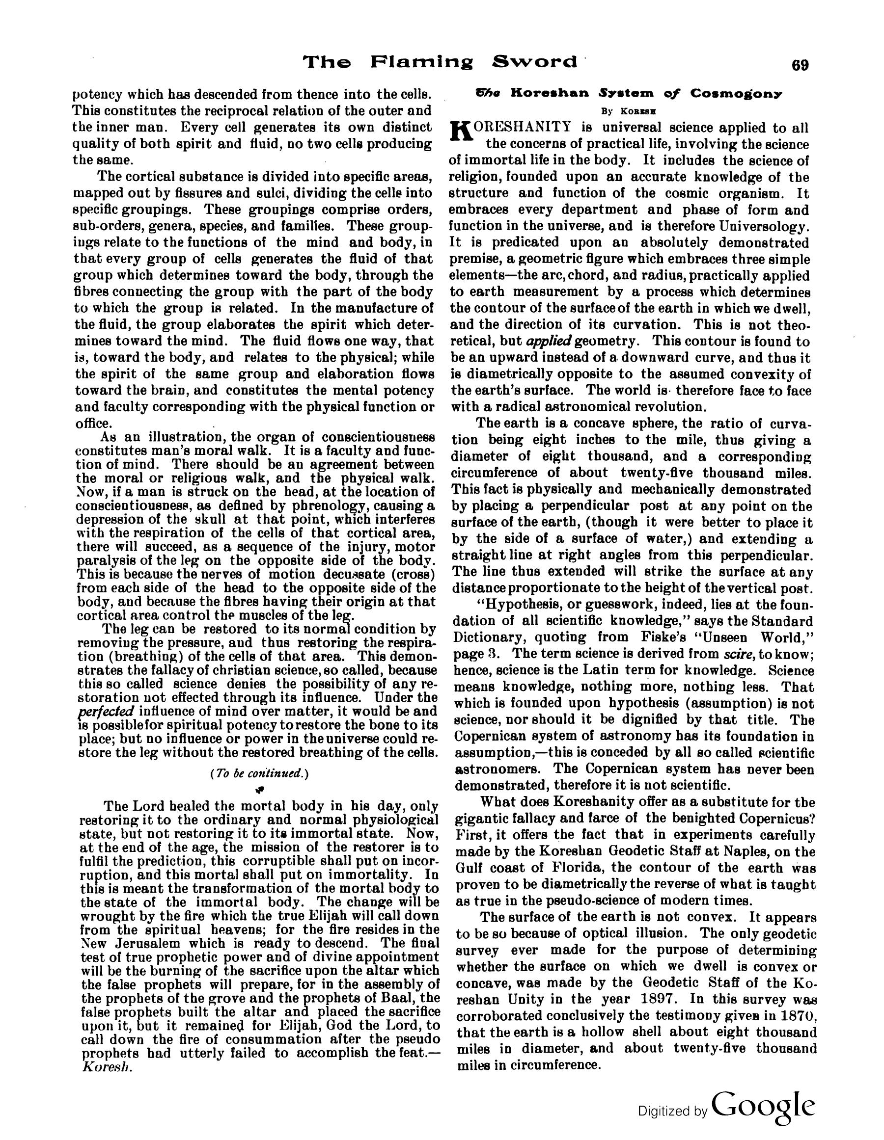 Scanned PDF p. 5 from The Flaming Sword, Mar 1913.