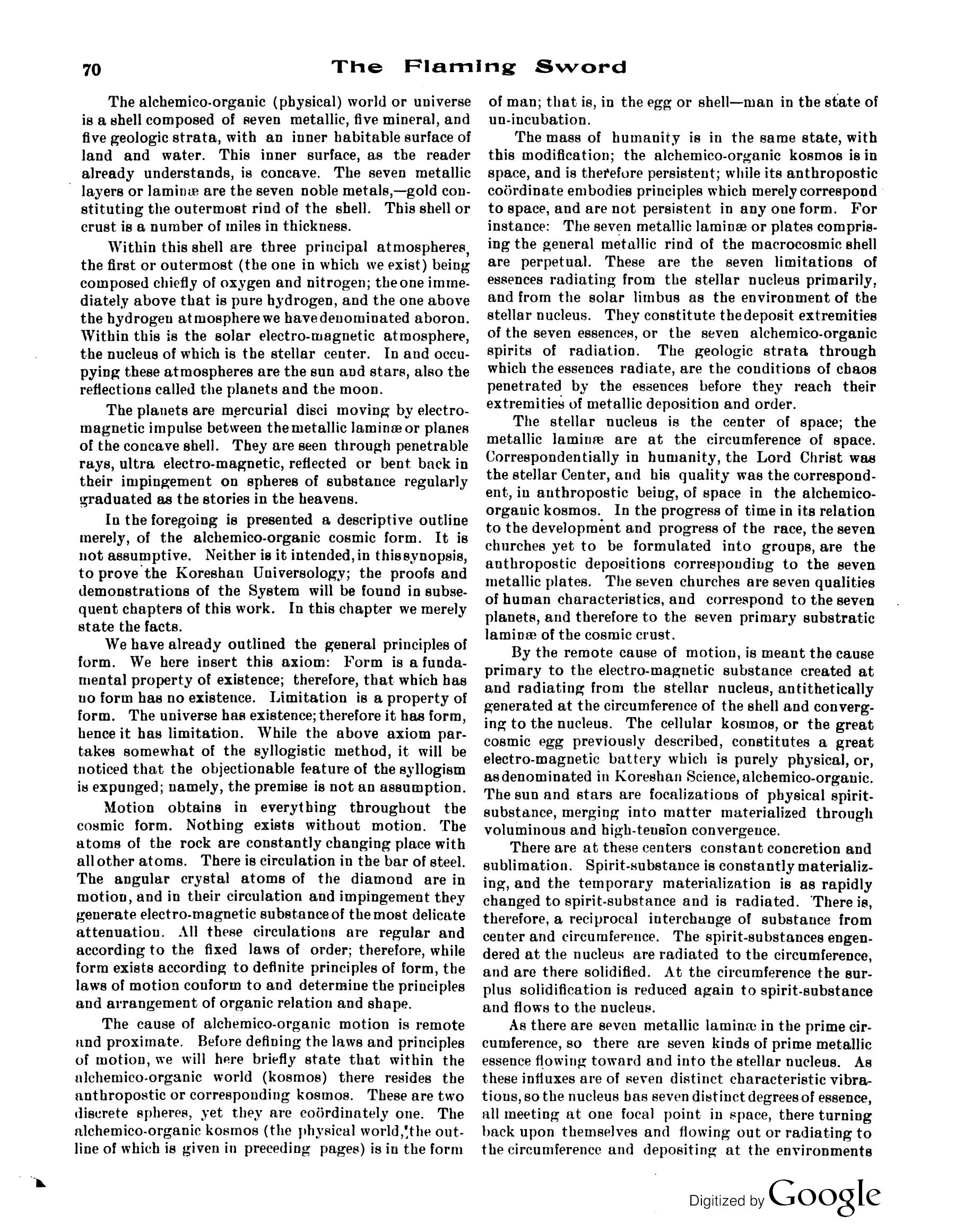 Scanned PDF p. 6 from The Flaming Sword, Mar 1913.