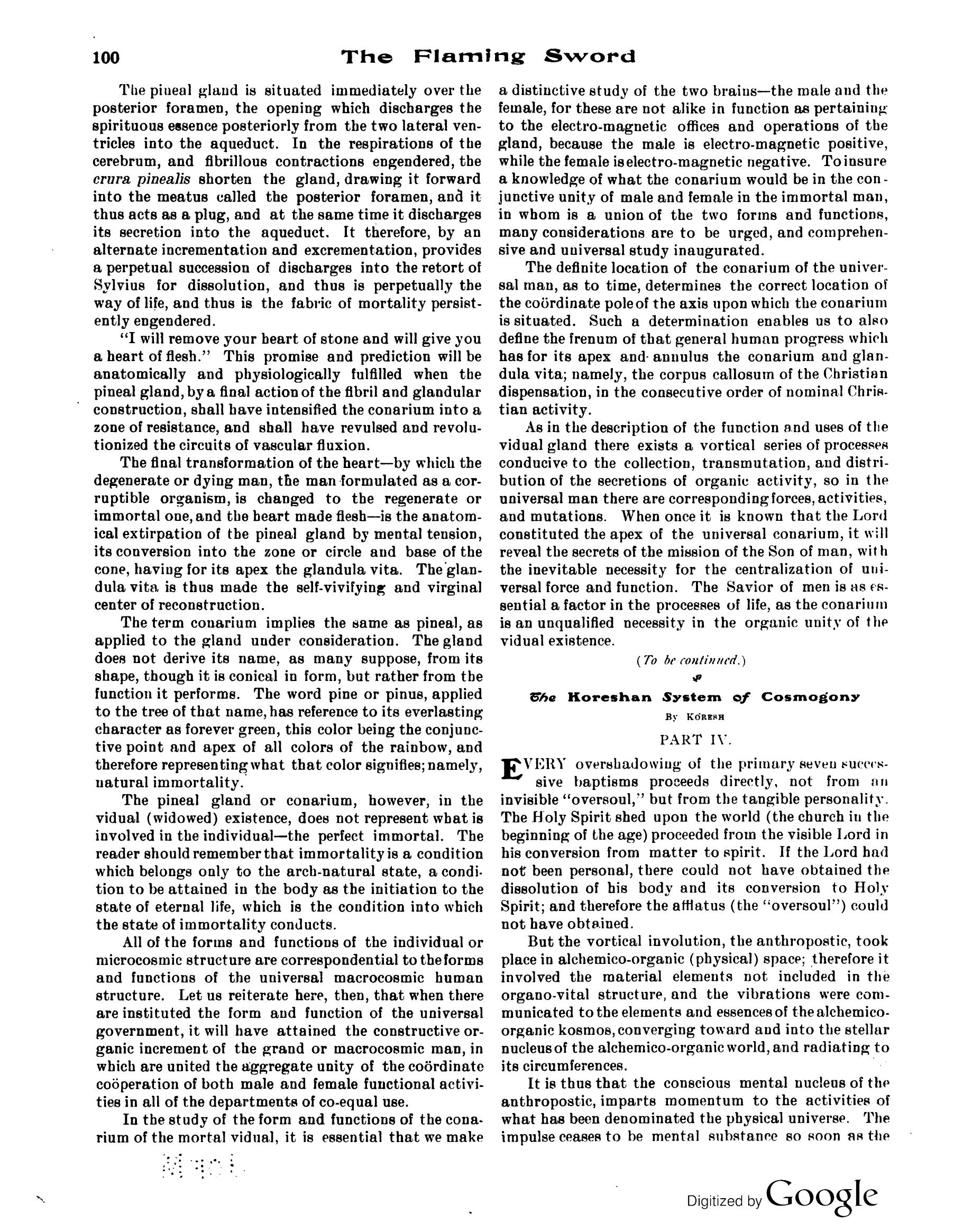 Scanned PDF p. 4 from The Flaming Sword, Apr 1913.