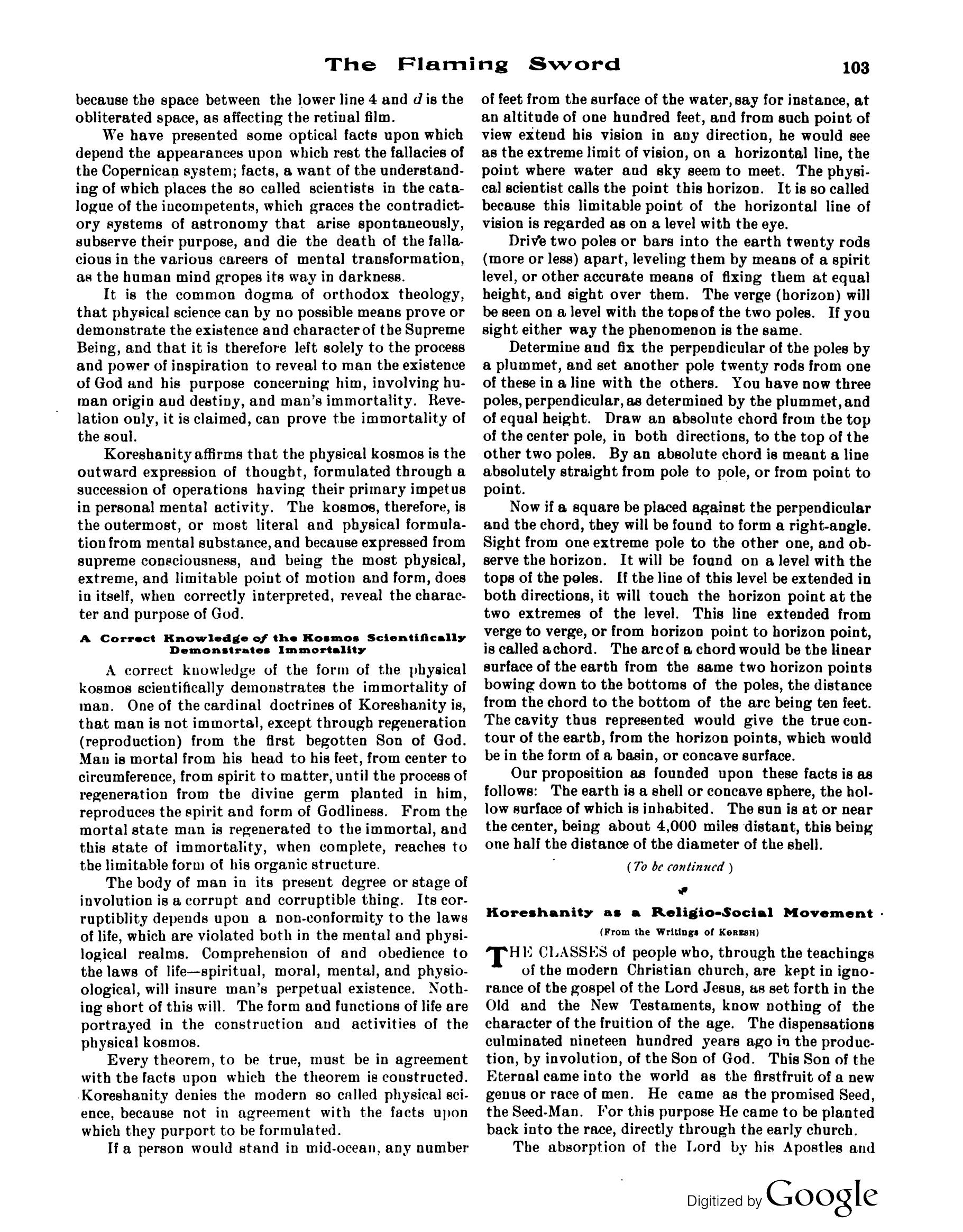 Scanned PDF p. 7 from The Flaming Sword, Apr 1913.