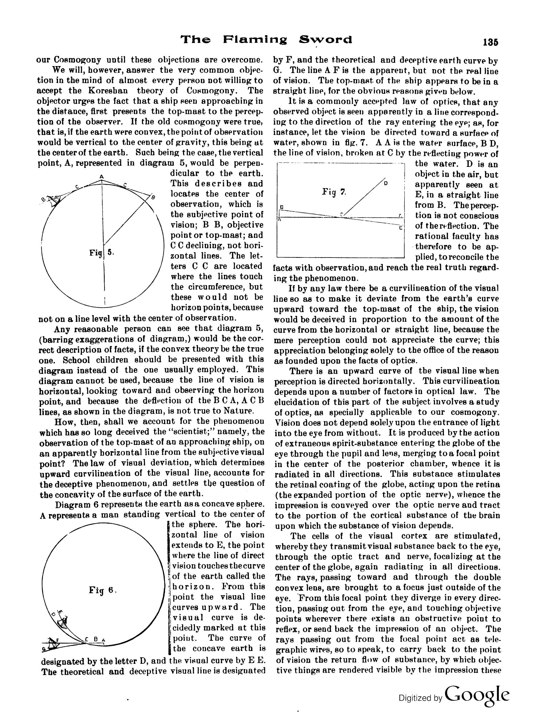 Scanned PDF p. 7 from The Flaming Sword, May 1913.