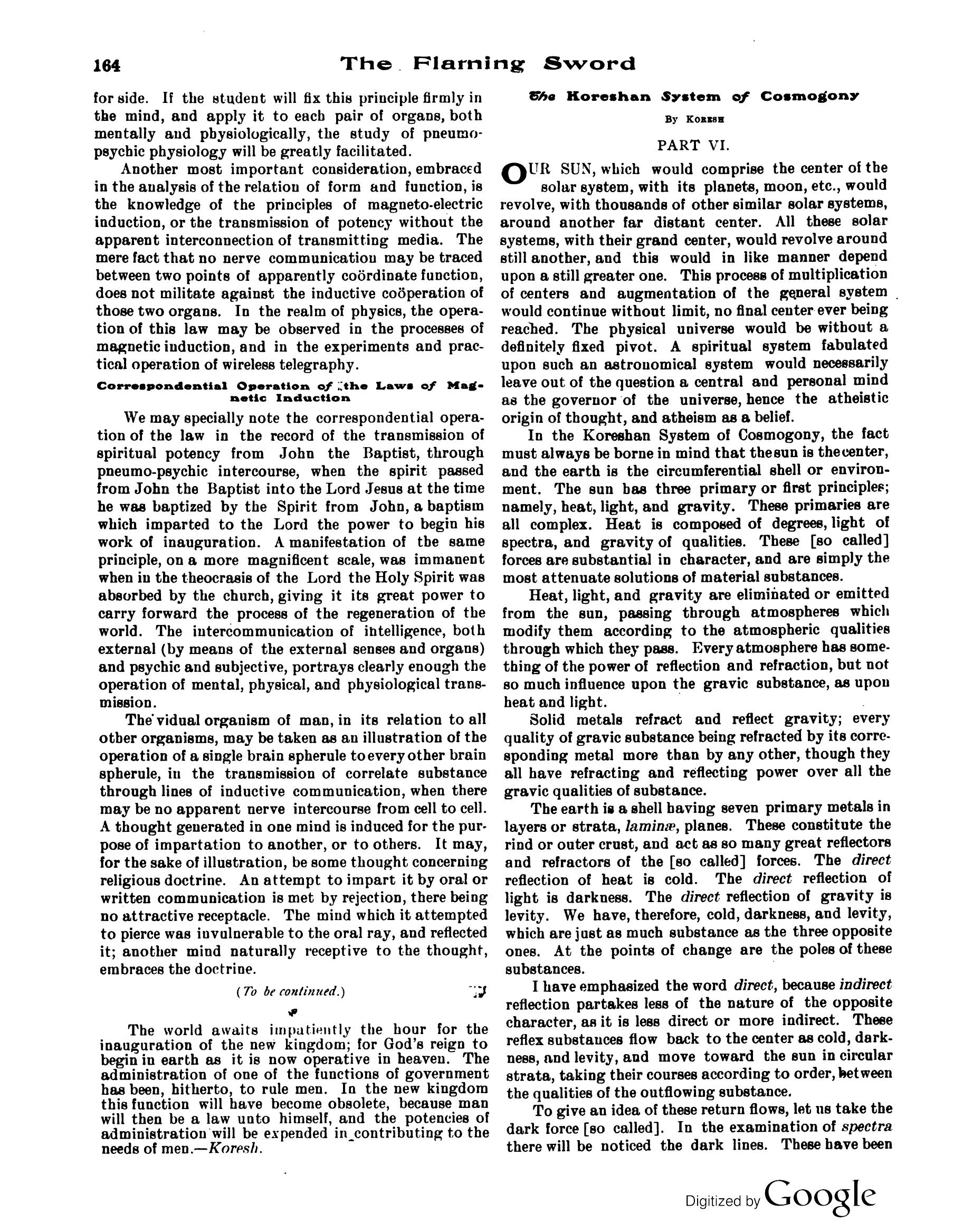 Scanned PDF p. 4 from The Flaming Sword, Jun 1913.