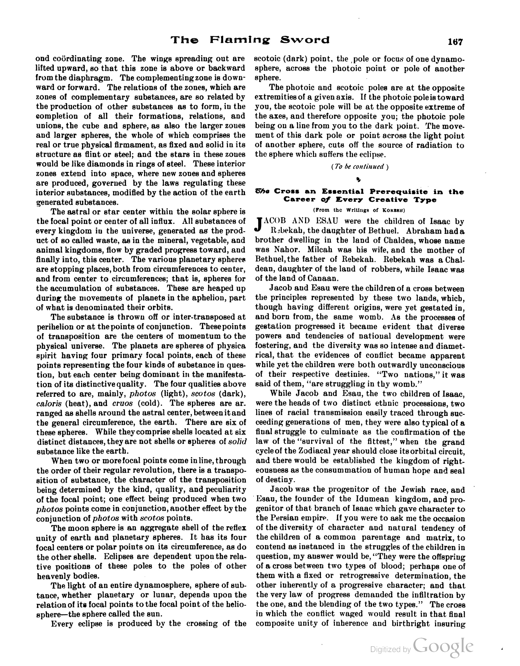 Scanned PDF p. 7 from The Flaming Sword, Jun 1913.