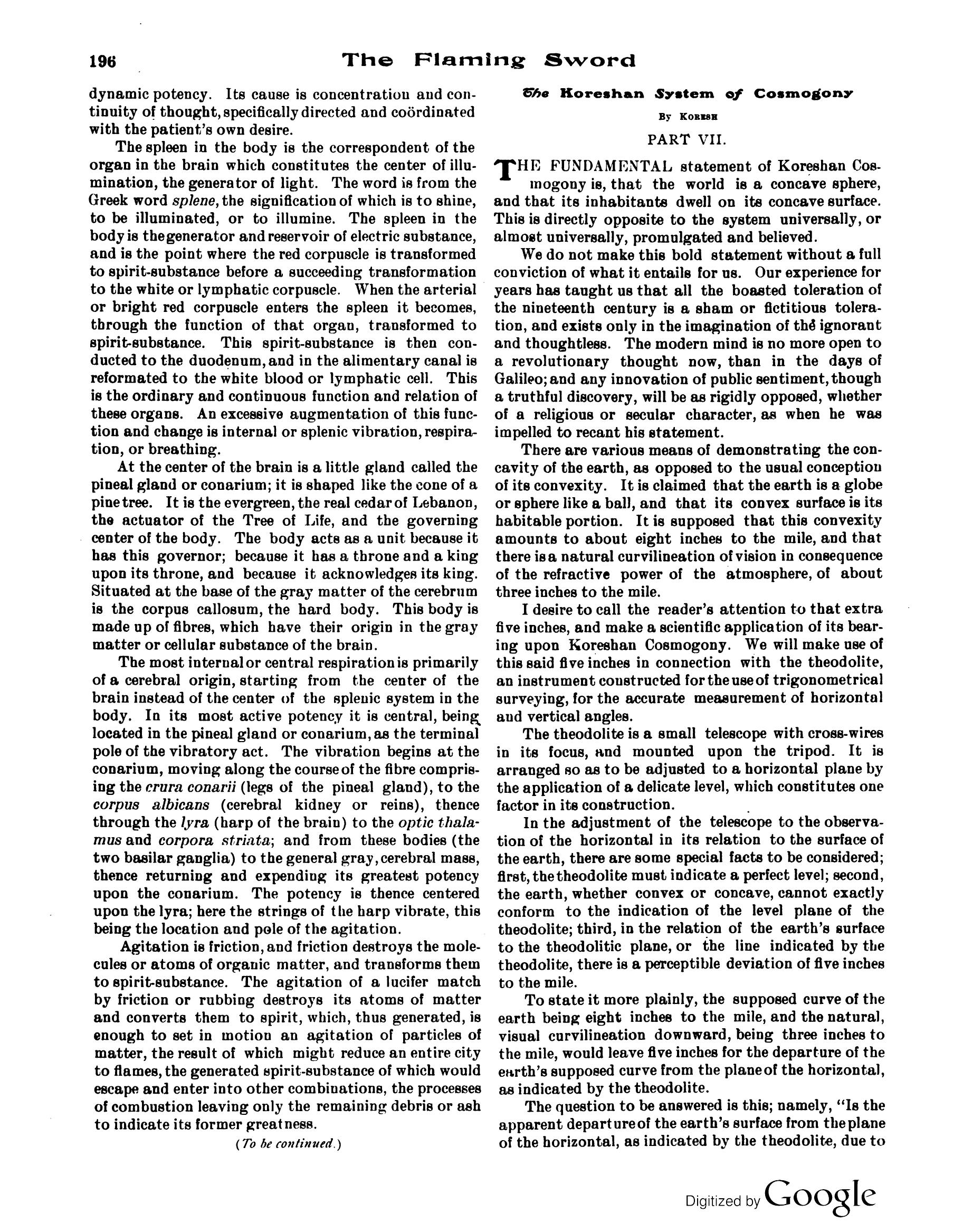 Scanned PDF p. 4 from The Flaming Sword, Jul 1913.