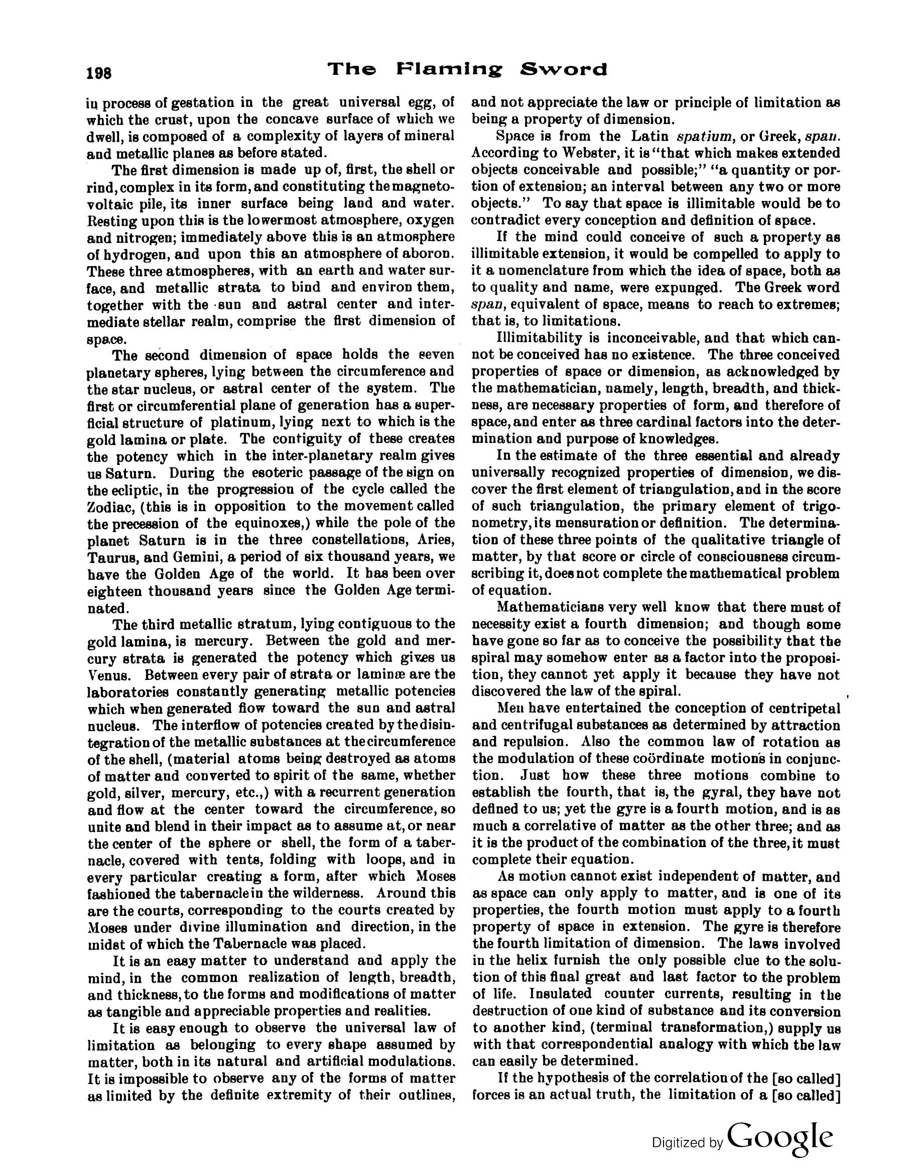 Scanned PDF p. 6 from The Flaming Sword, Jul 1913.