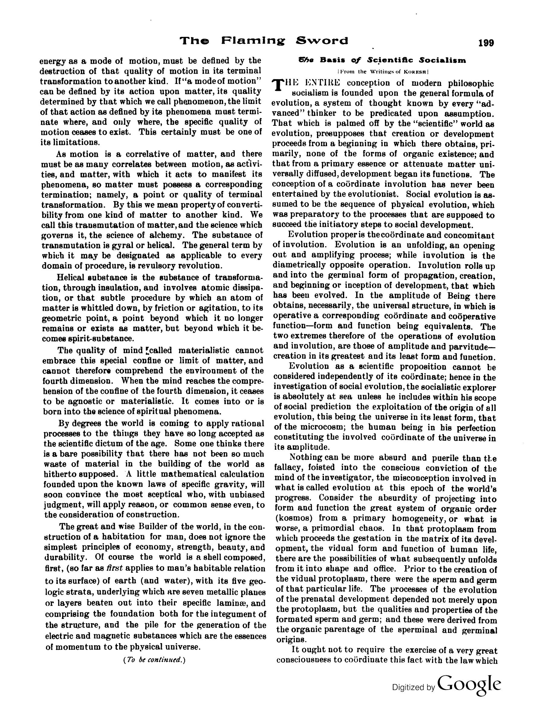Scanned PDF p. 7 from The Flaming Sword, Jul 1913.