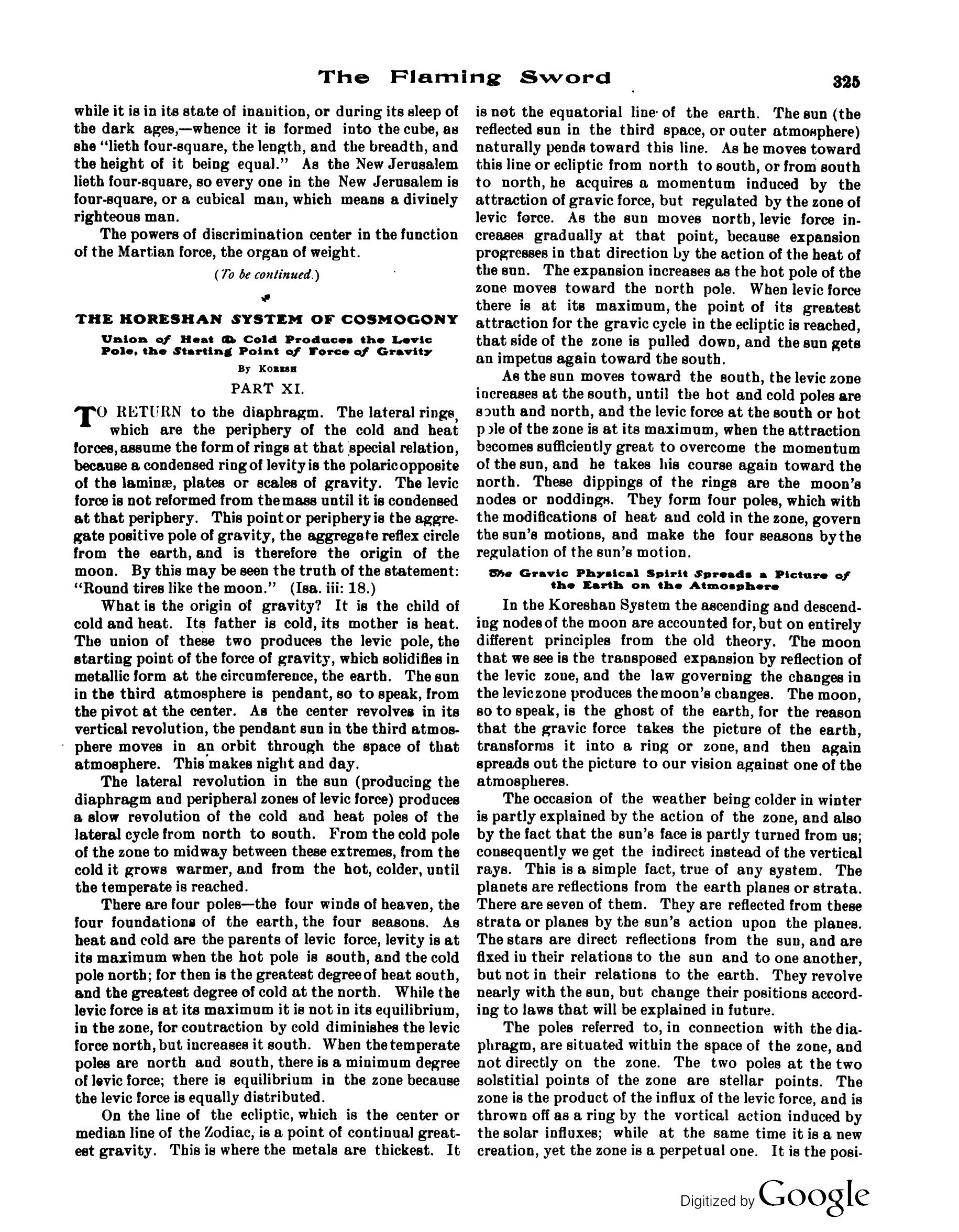 Scanned PDF p. 5 from The Flaming Sword, Nov 1913.