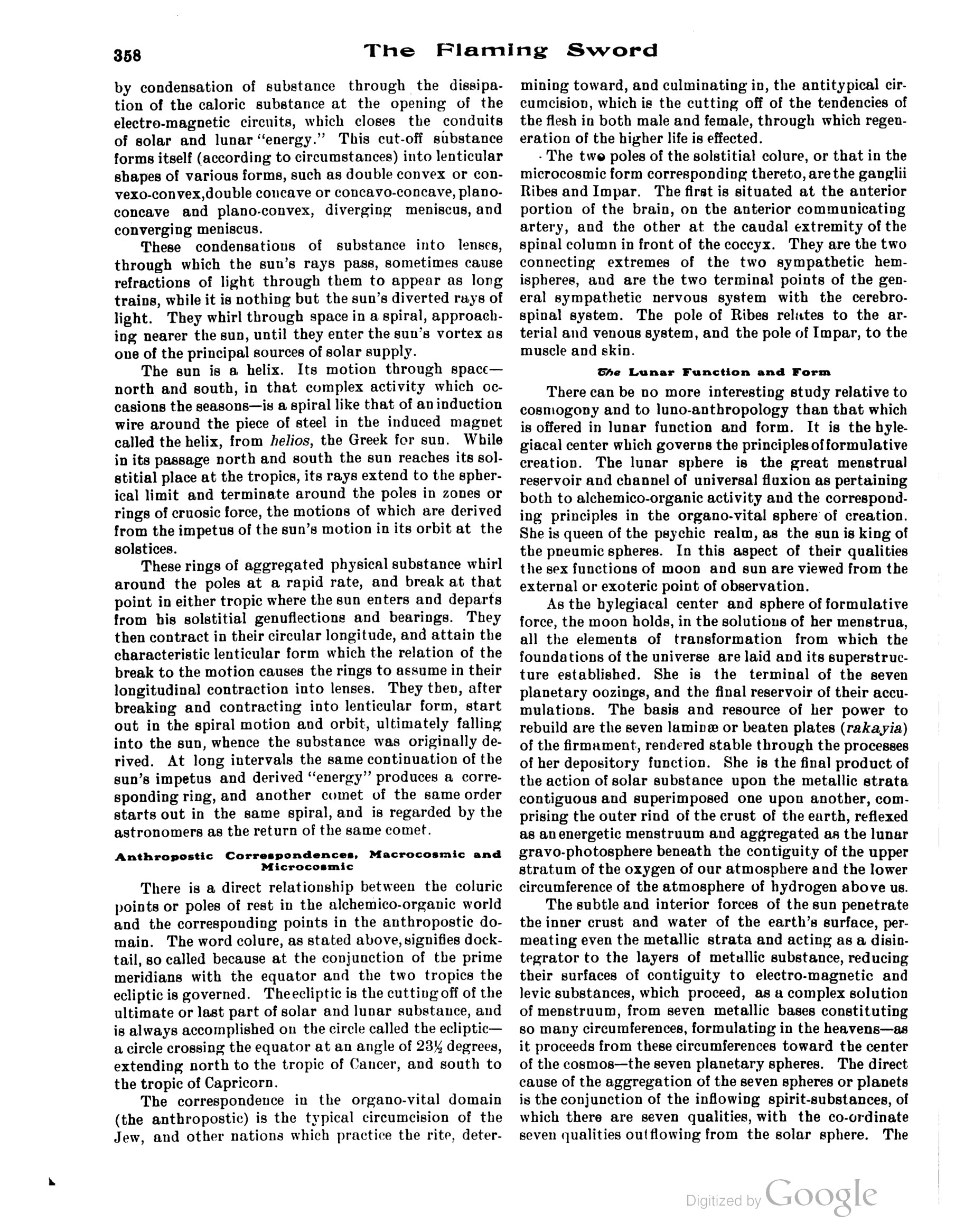 Scanned PDF p. 6 from The Flaming Sword, Dec 1913.
