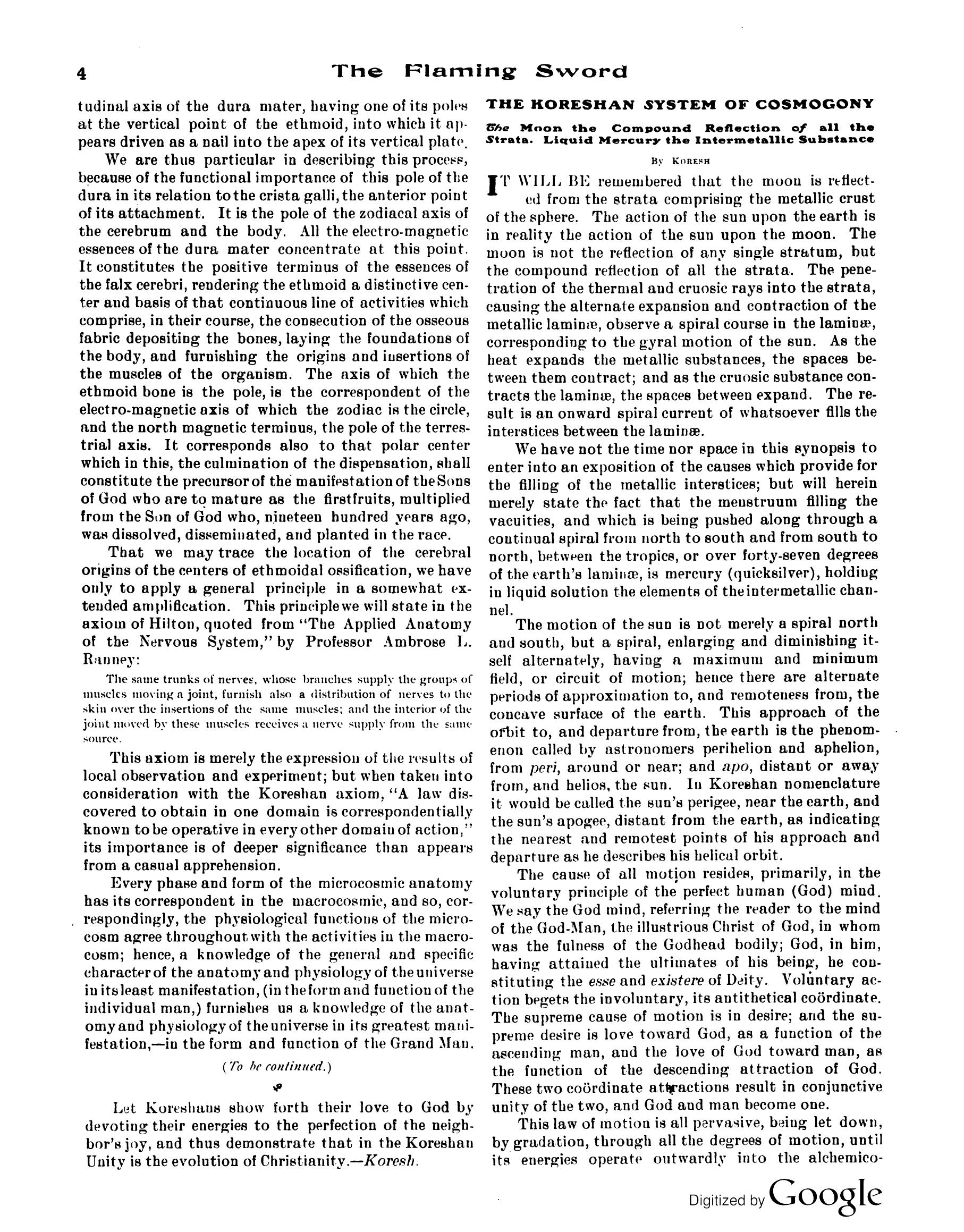 Scanned PDF p. 6 from The Flaming Sword, Jan 1914.