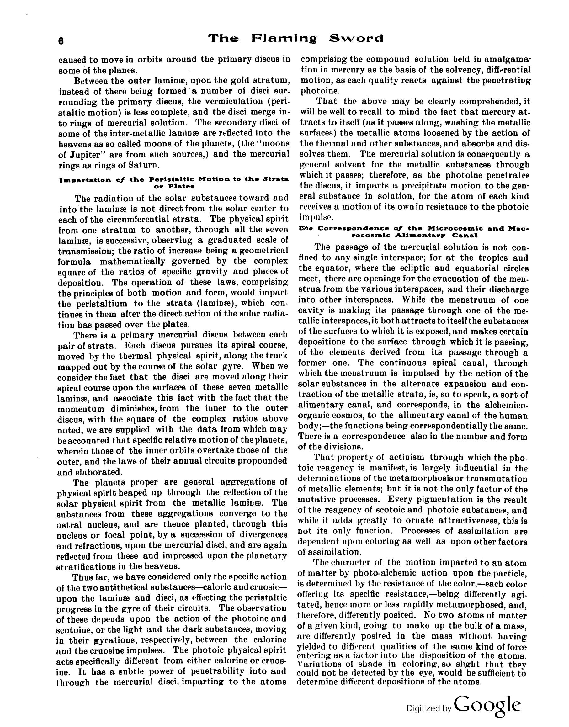Scanned PDF p. 8 from The Flaming Sword, Jan 1914.