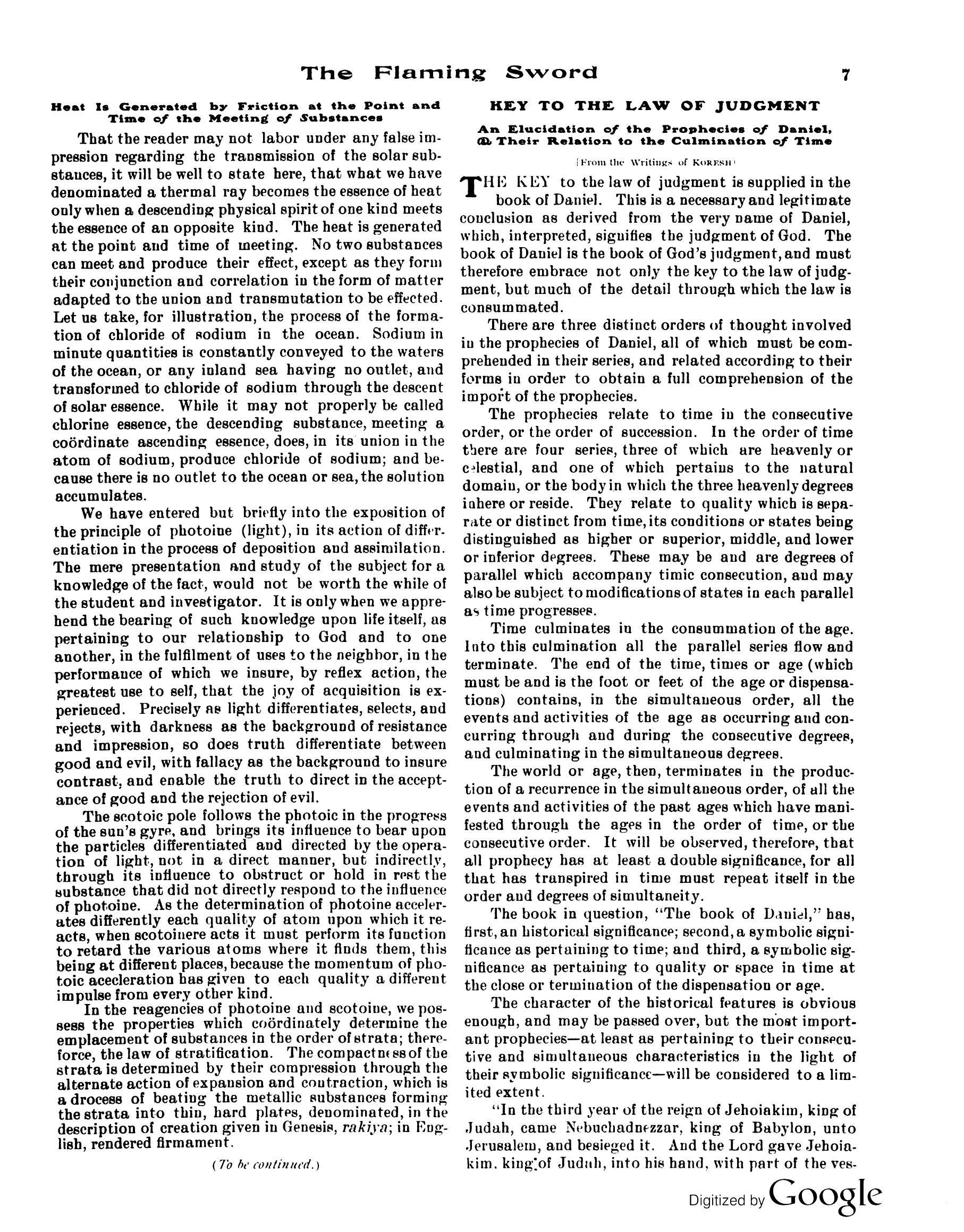 Scanned PDF p. 9 from The Flaming Sword, Jan 1914.