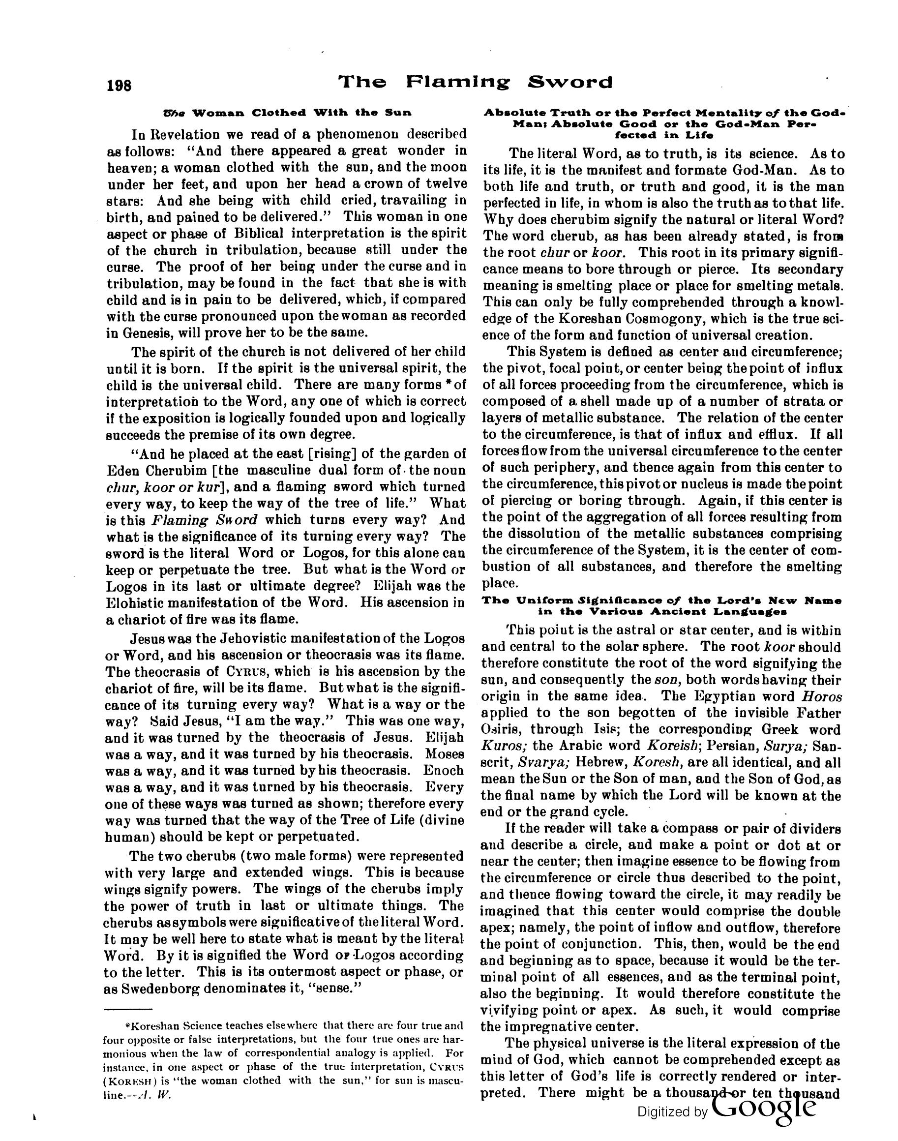 Scanned PDF p. 8 from The Flaming Sword, Jul 1914.
