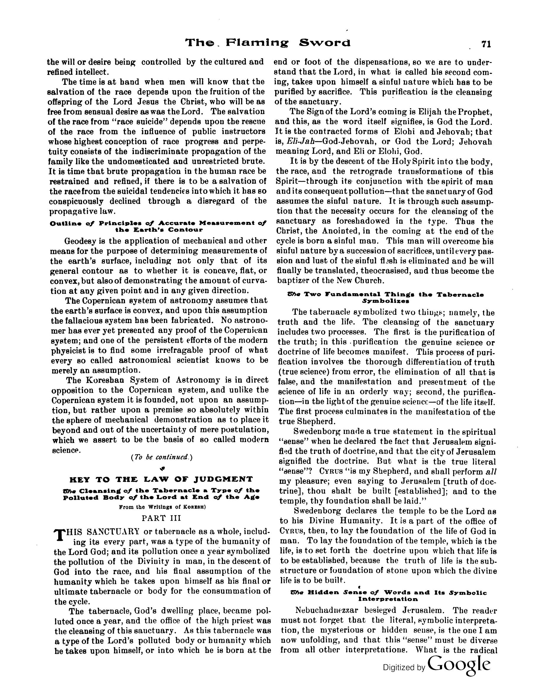 Scanned PDF p. 9 from The Flaming Sword, Mar 1914.