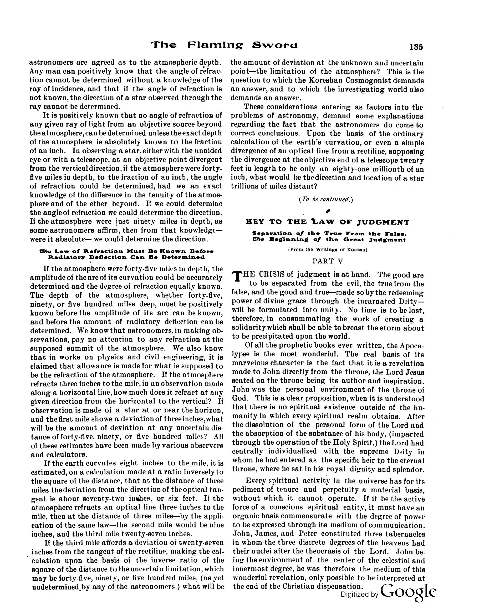 Scanned PDF p. 9 from The Flaming Sword, May 1914.