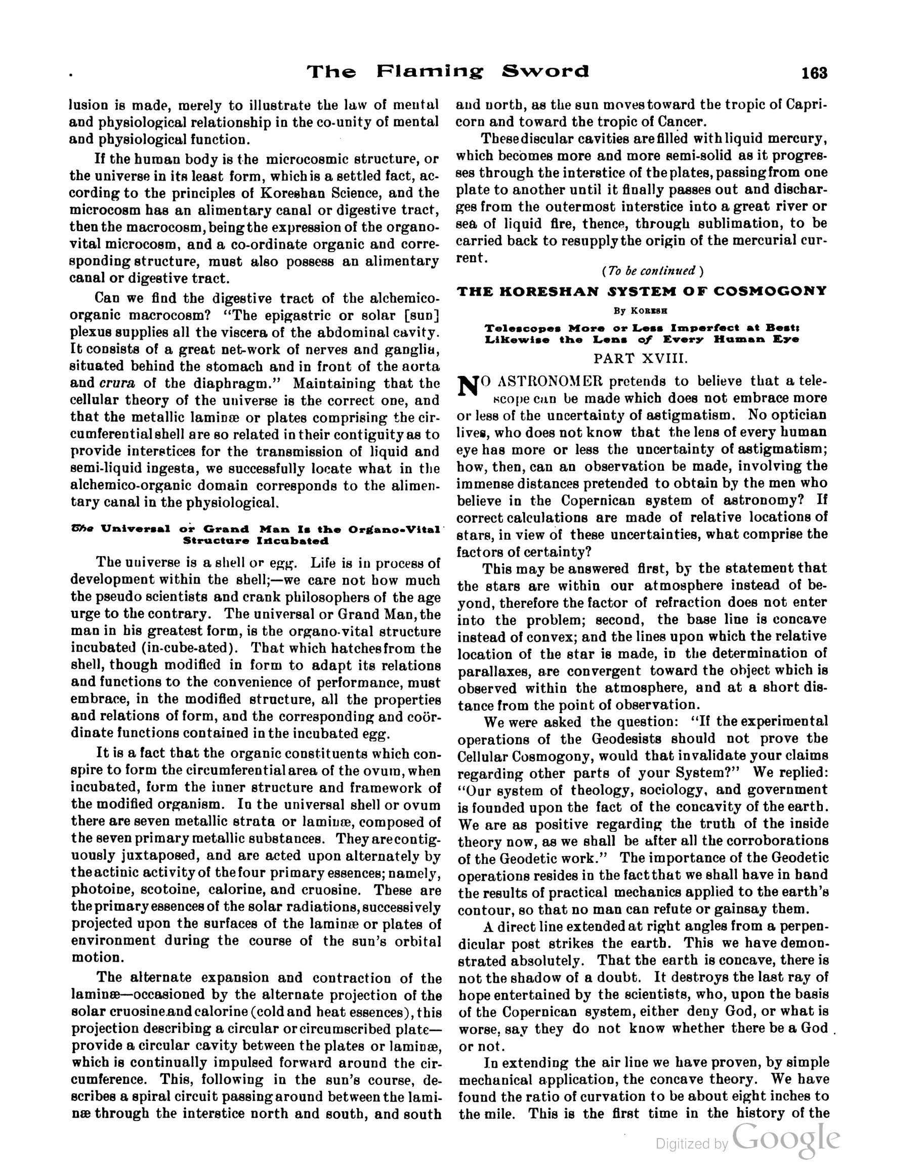 Scanned PDF p. 5 from The Flaming Sword, Jun 1914.