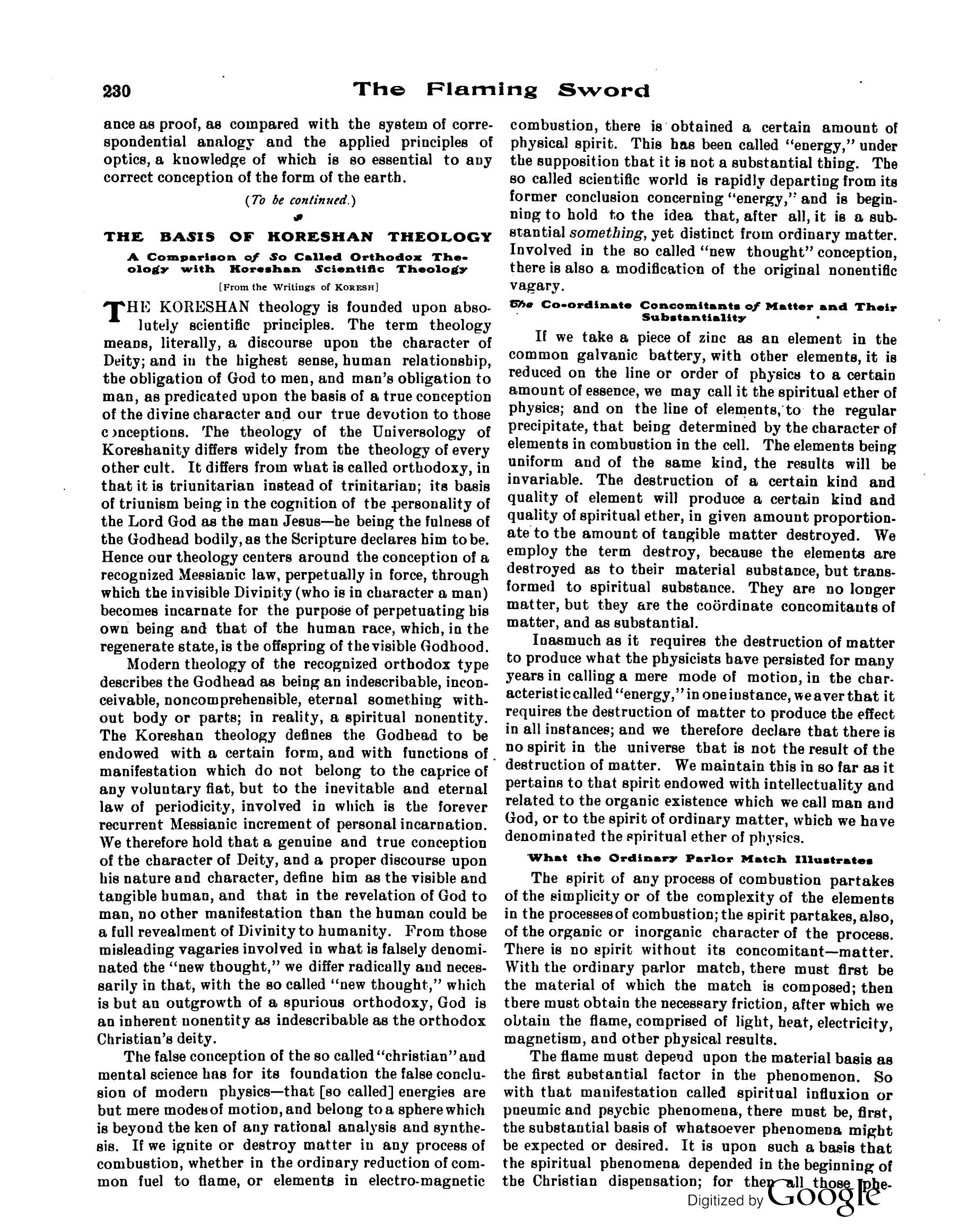 Scanned PDF p. 8 from The Flaming Sword, Aug 1914.