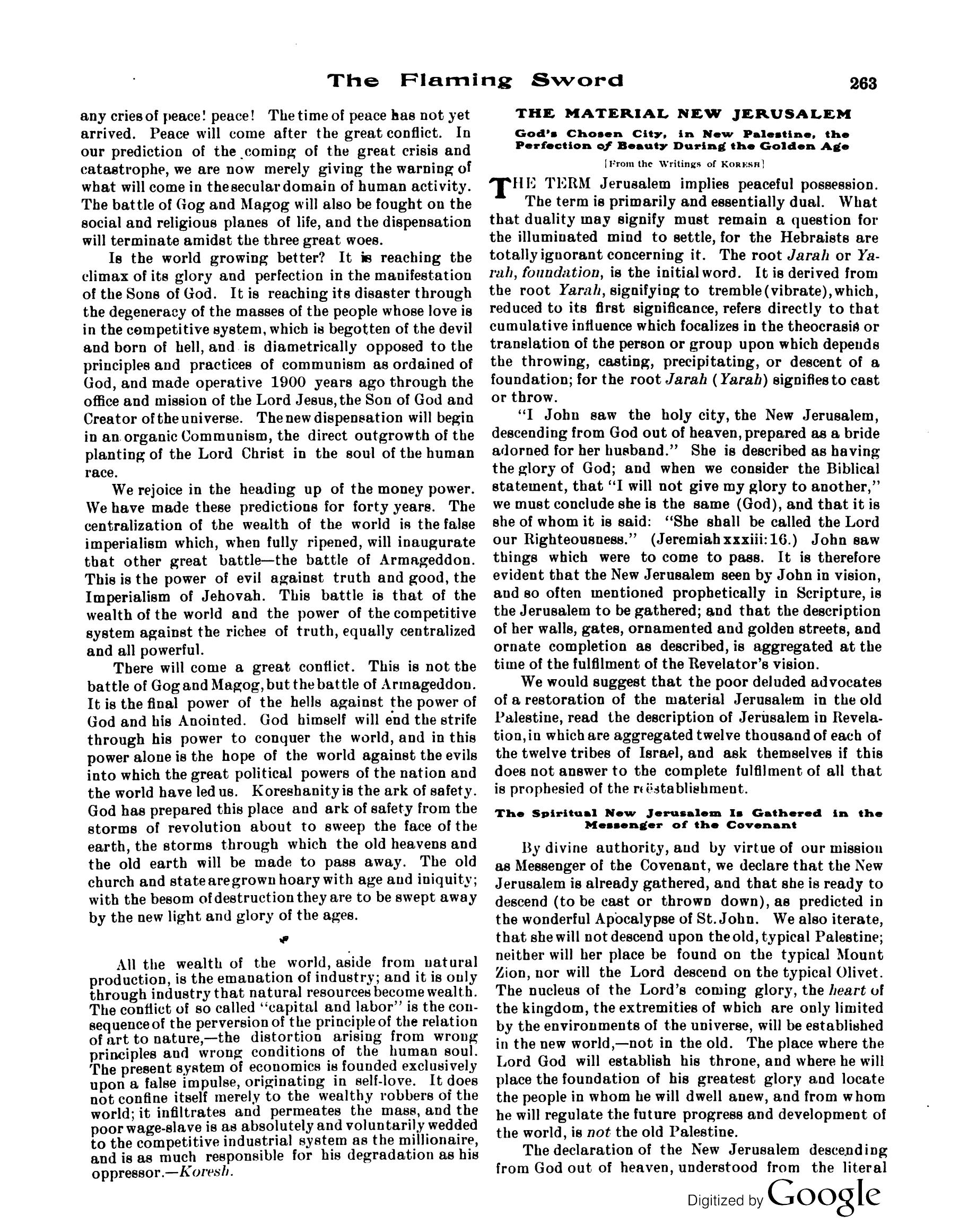 Scanned PDF p. 9 from The Flaming Sword, Sep 1914.