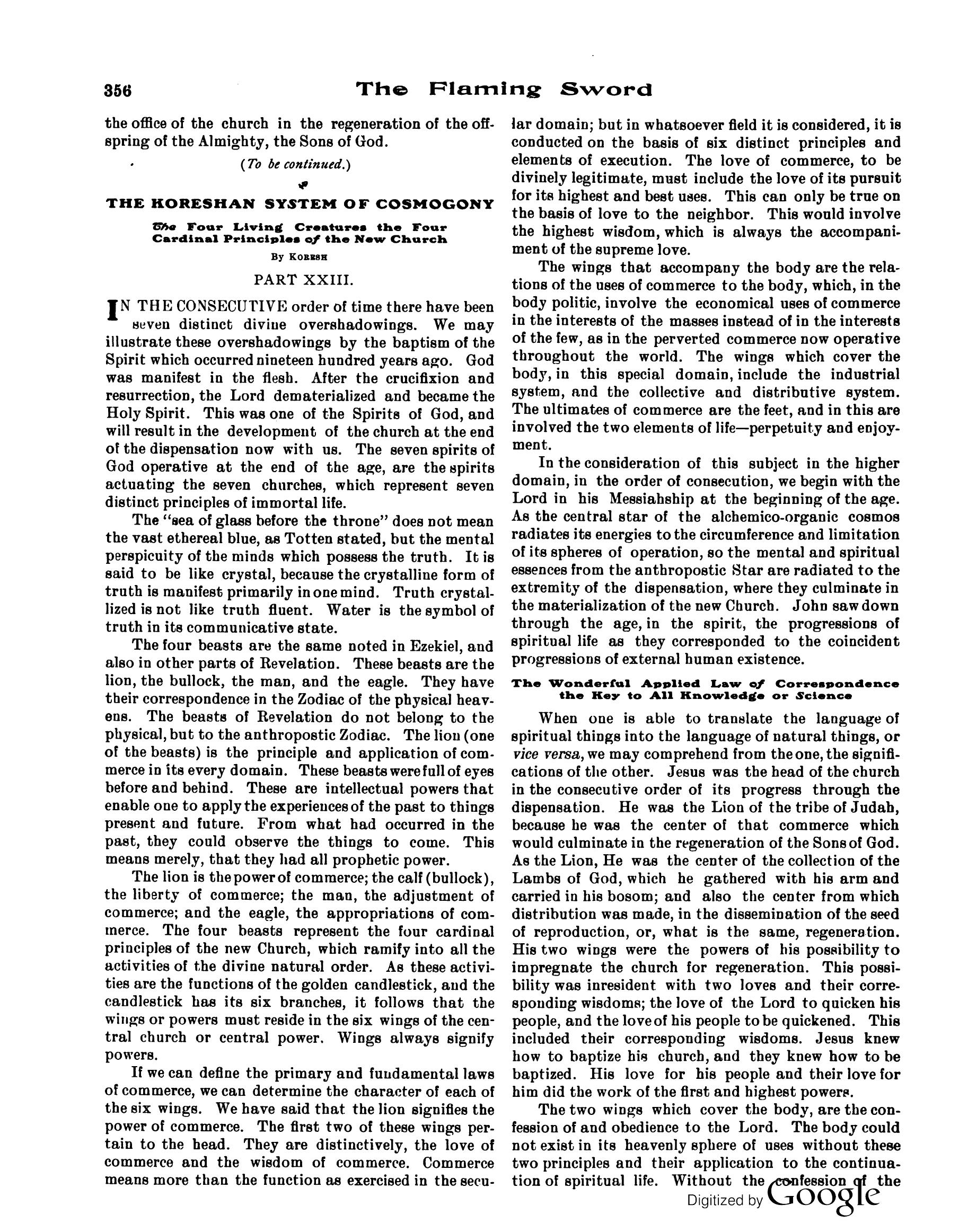 Scanned PDF p. 6 from The Flaming Sword, Dec 1914.