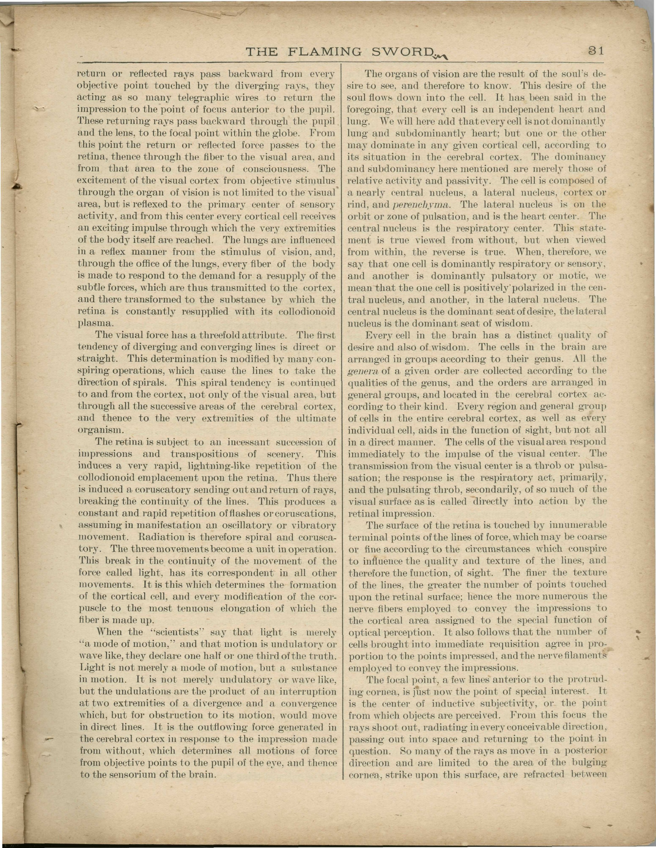 Scanned PDF p. 7 from The Flaming Sword, Feb. 1896.