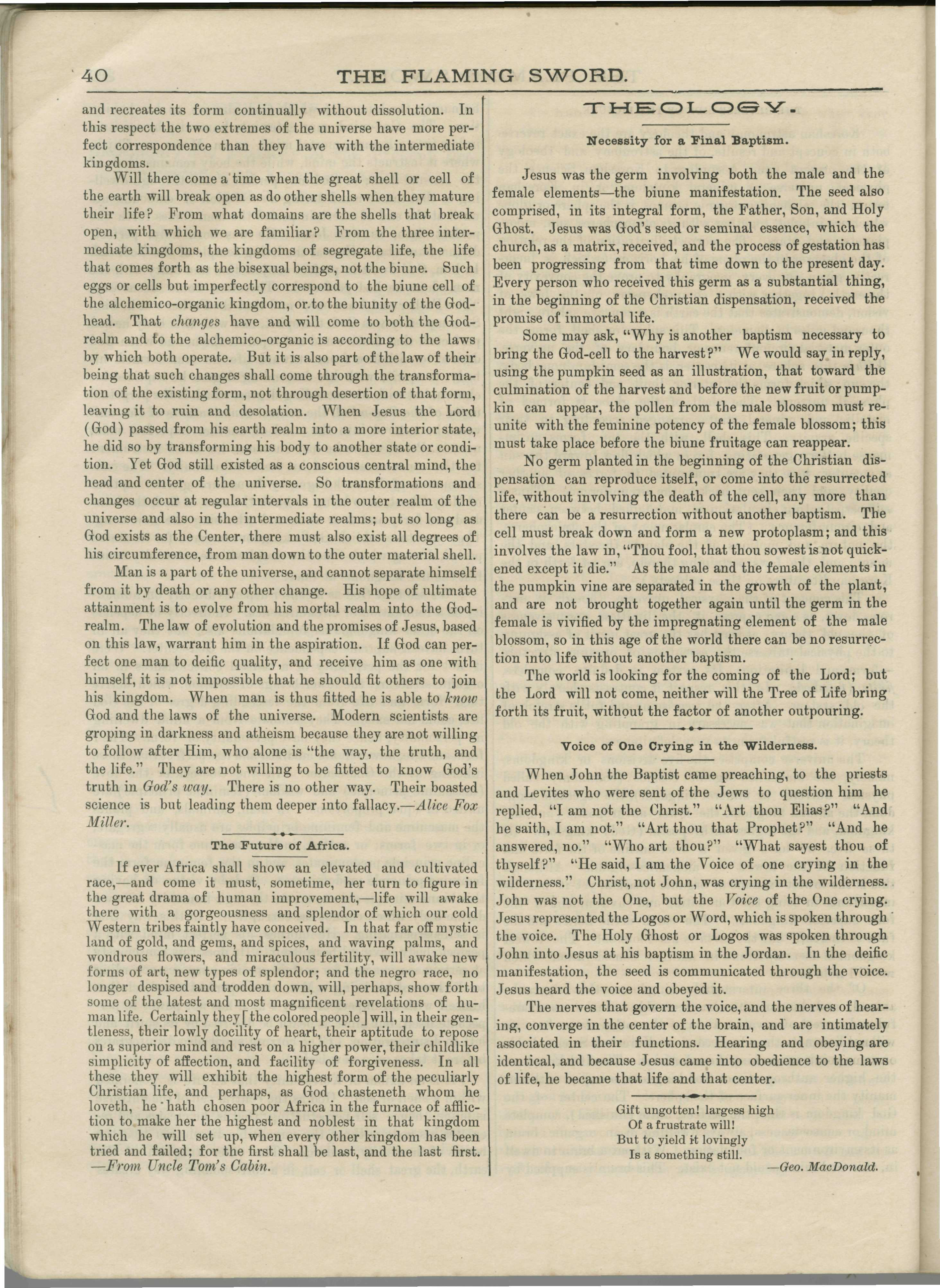 Scanned PDF p. 4 from The Flaming Sword, 27 Jan 1894.