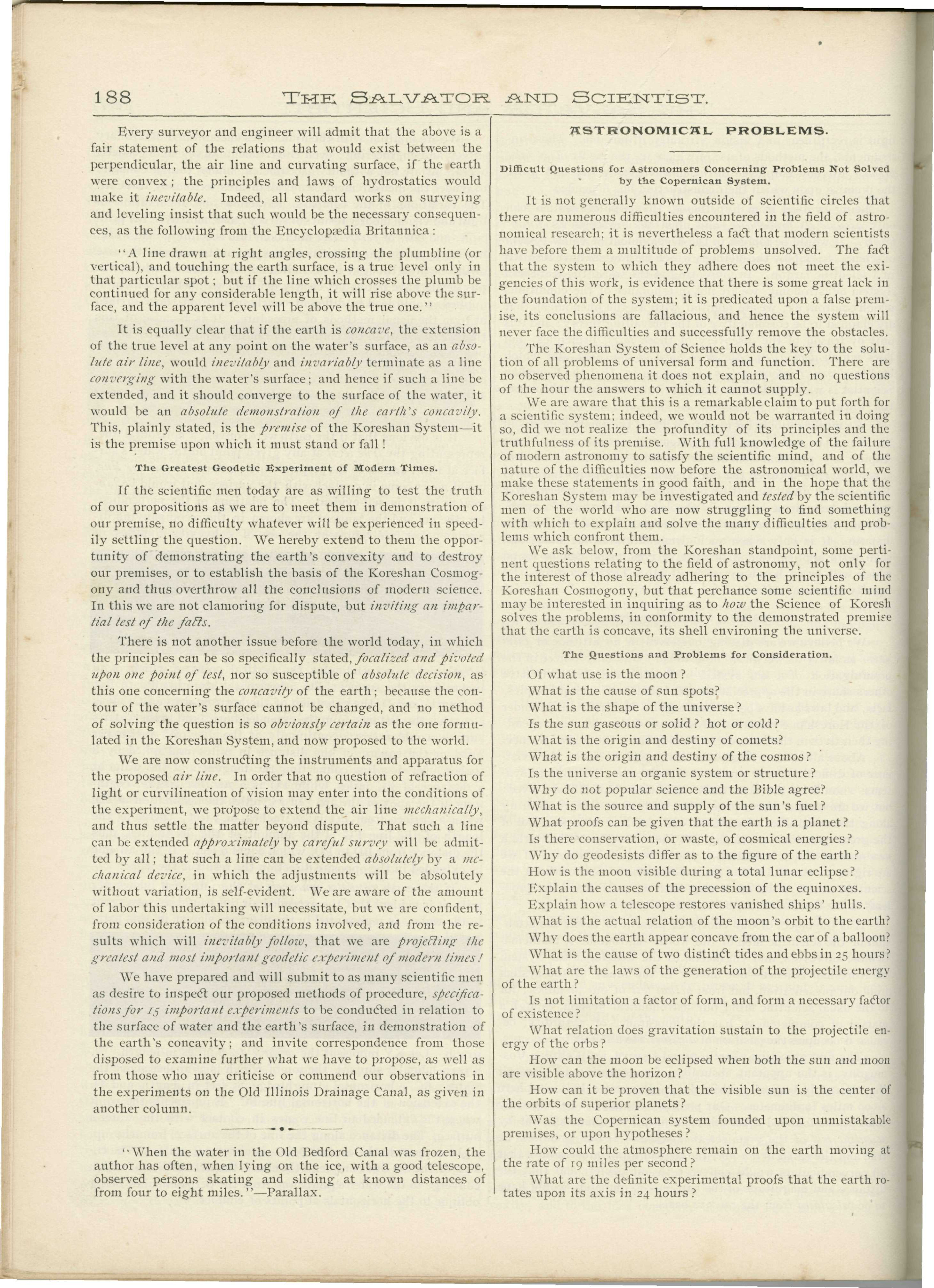 Scanned PDF p. 20 from The Flaming Sword, Aug 1896.