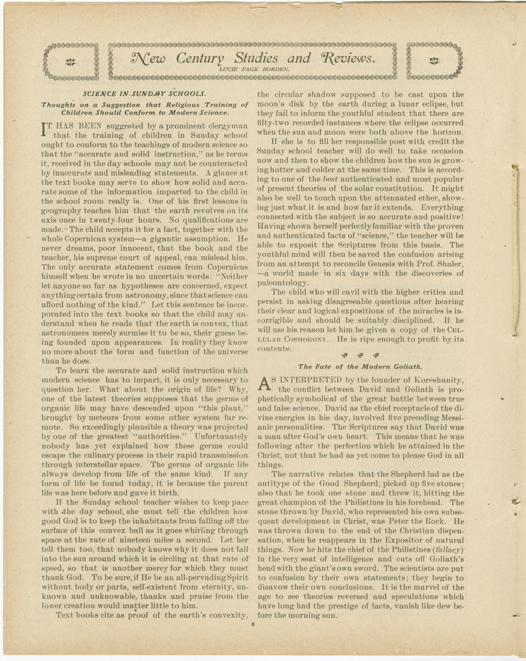 Scanned PDF p. 6 from The Flaming Sword, Feb 20, 1903.
