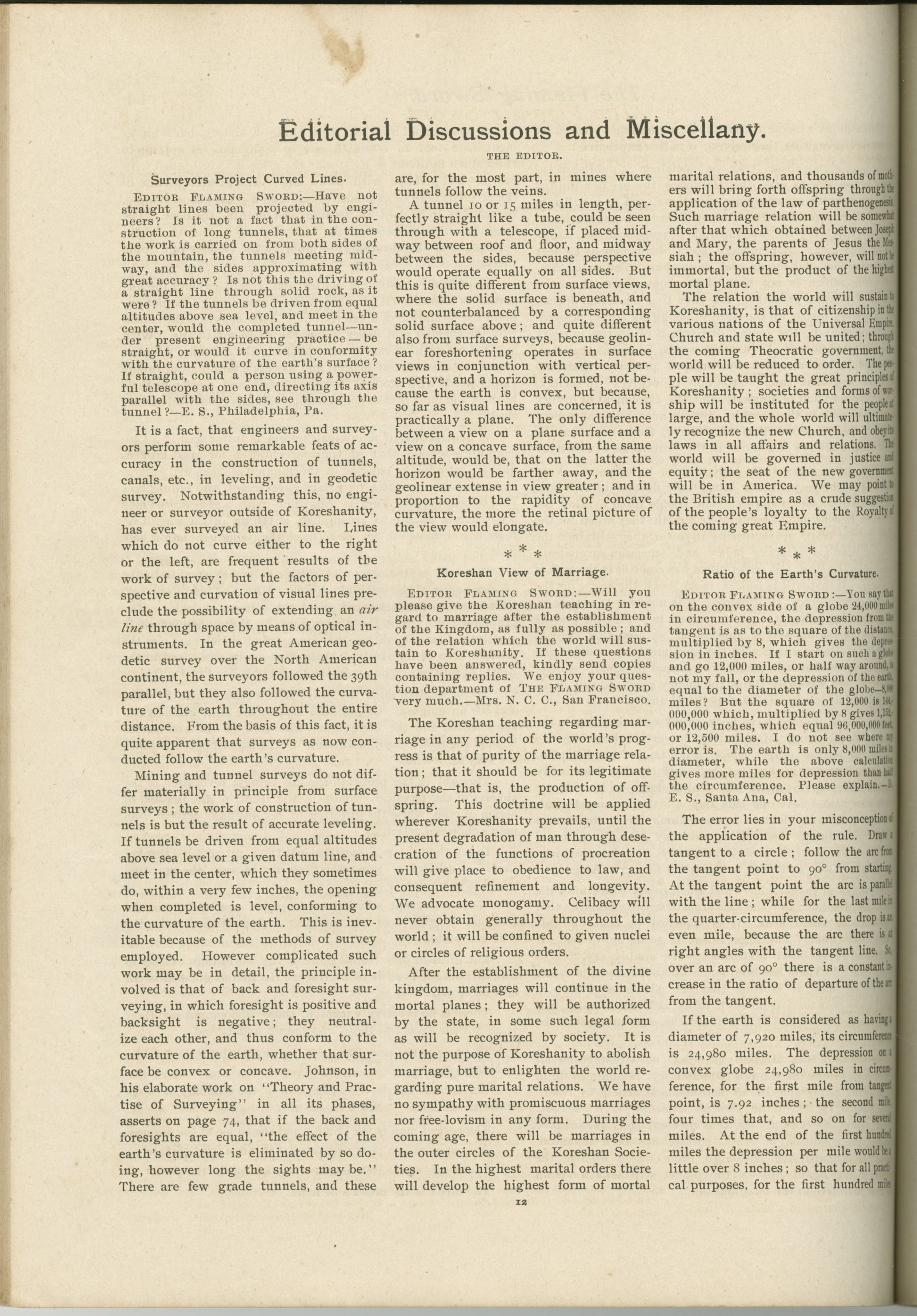 Scanned PDF p. 12 from The Flaming Sword, 15 Mar. 1901.