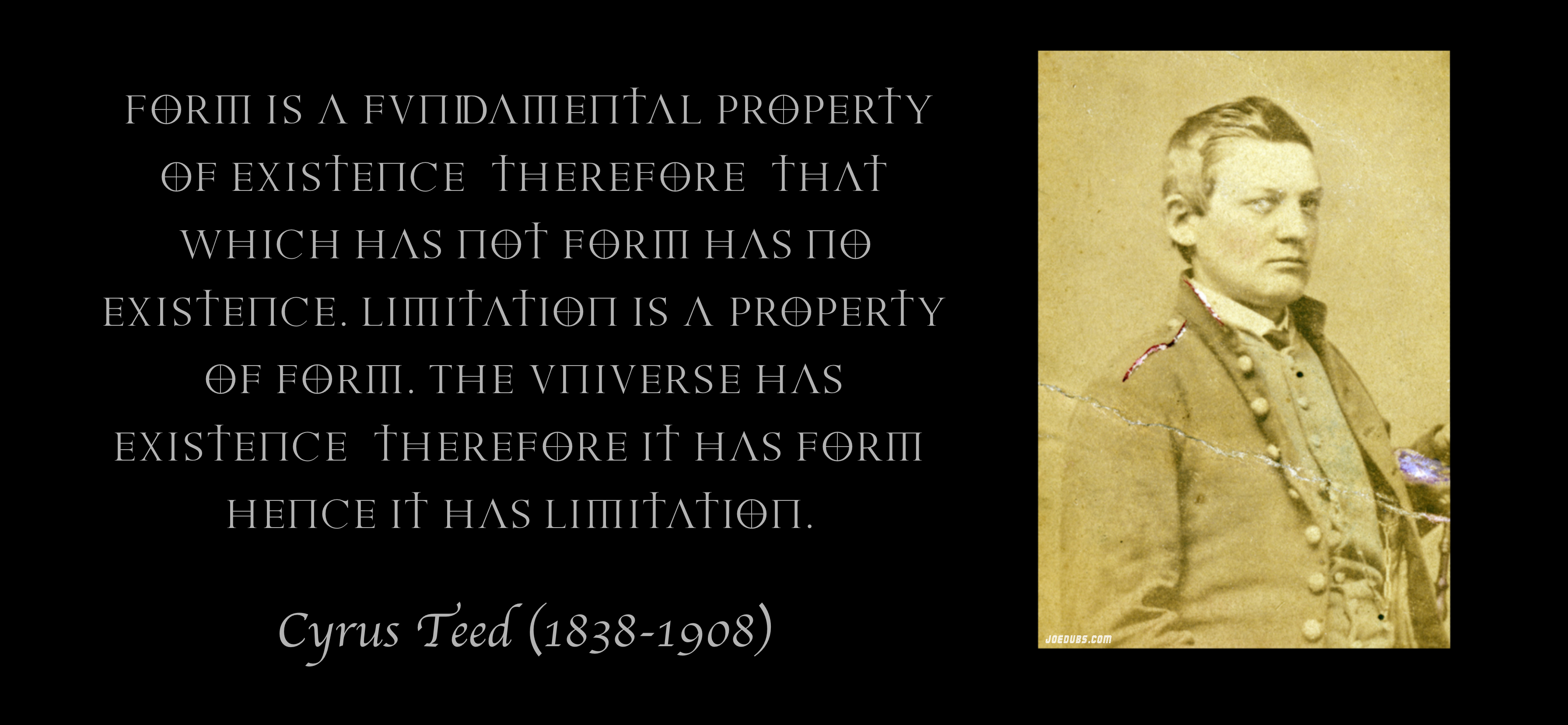 Cyrus Teed quote