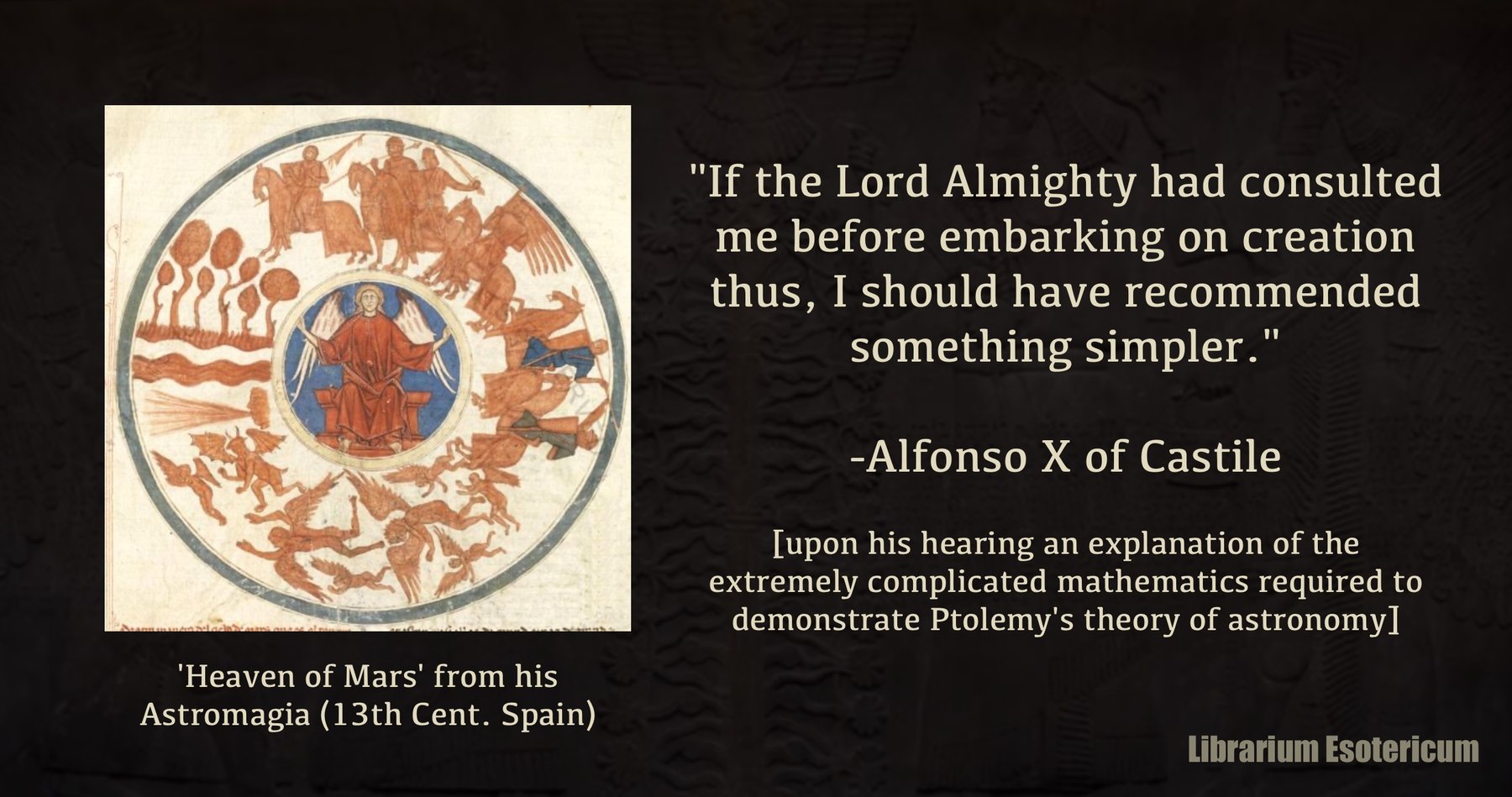 Alfonso X and the astronomical court.