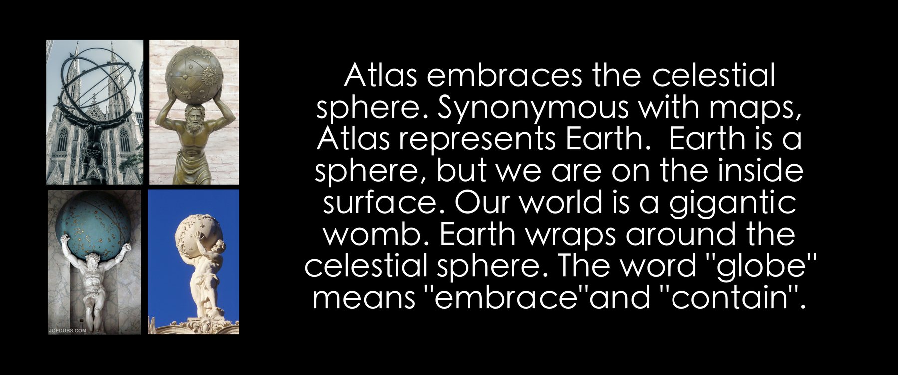 Atlas and the inside surface.