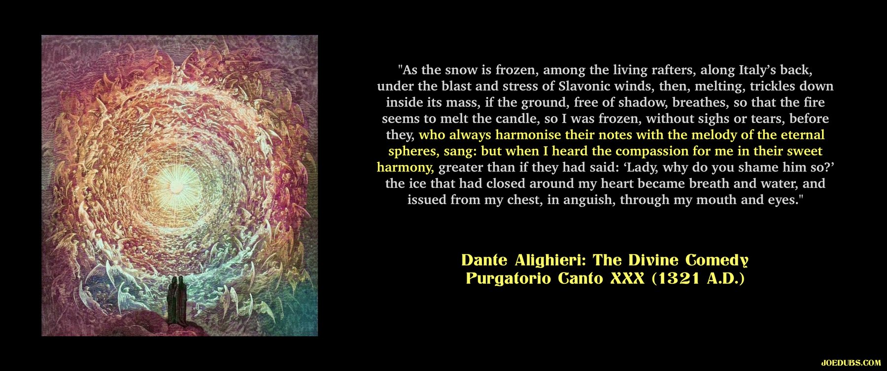 The music of the spheres.