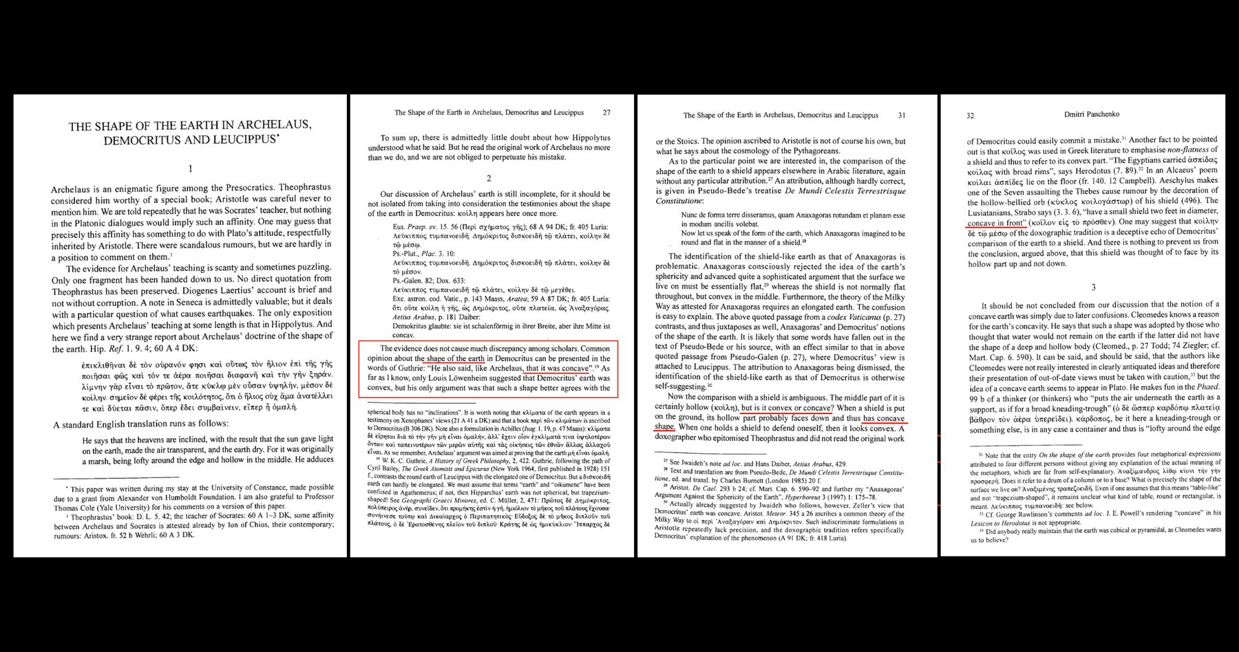 Another Democritean fragment in the source trail.