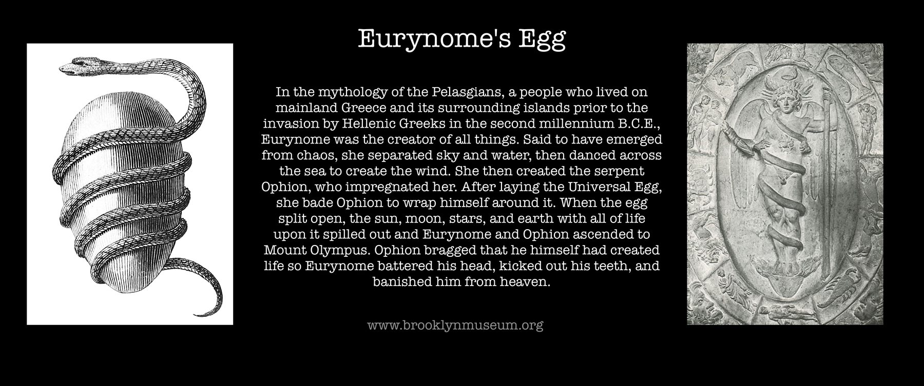 Eurynome and the world egg.