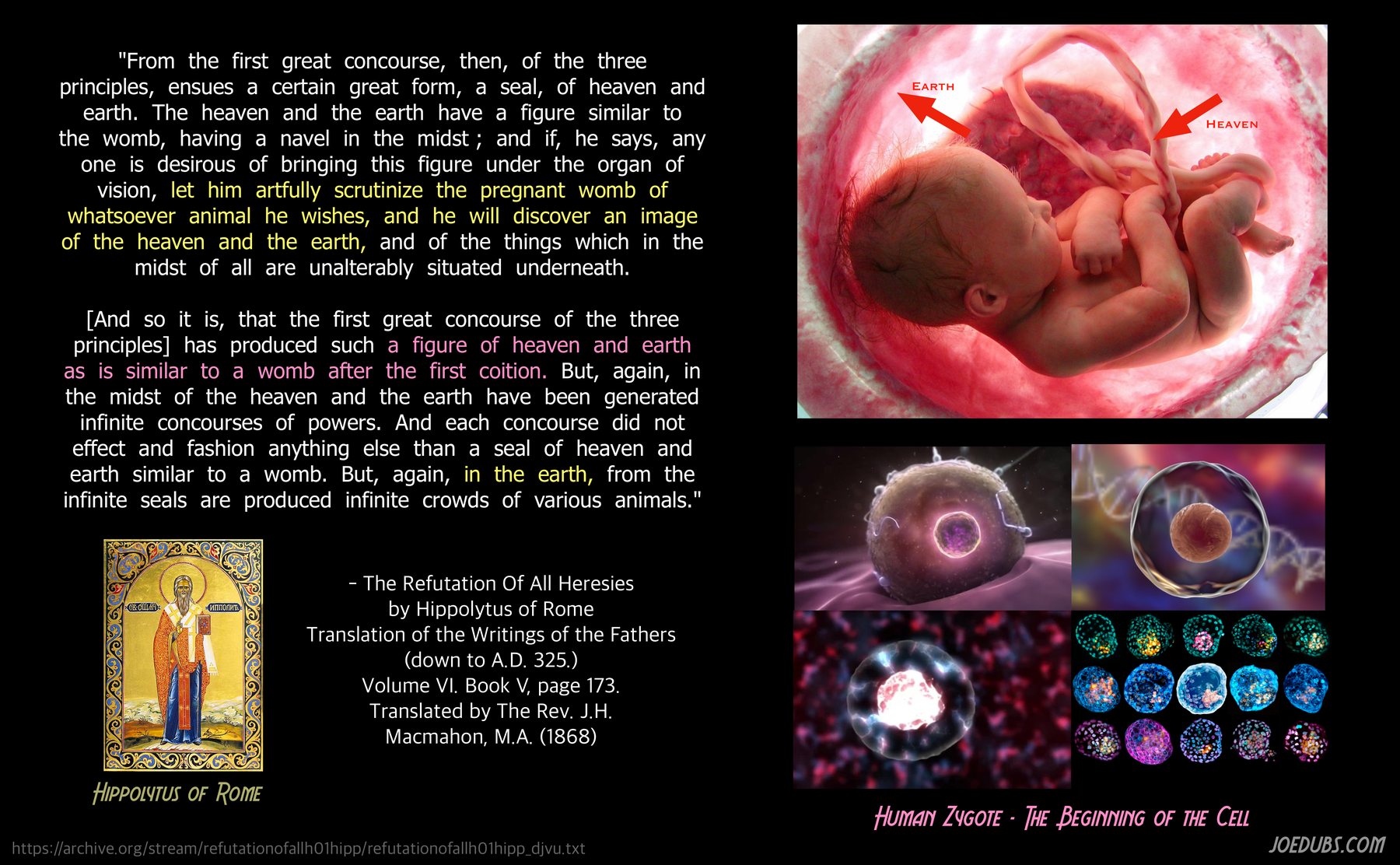 Hippolytus and the womb-earth image.