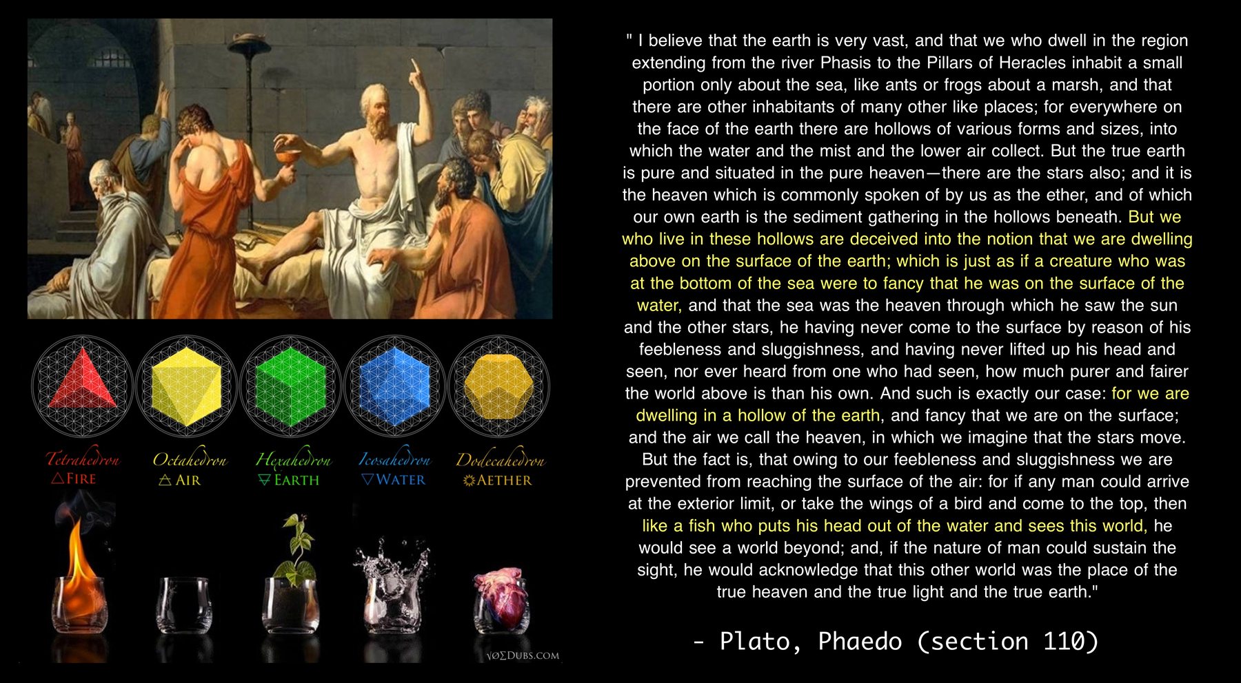 Plato’s Phaedo and the true earth.