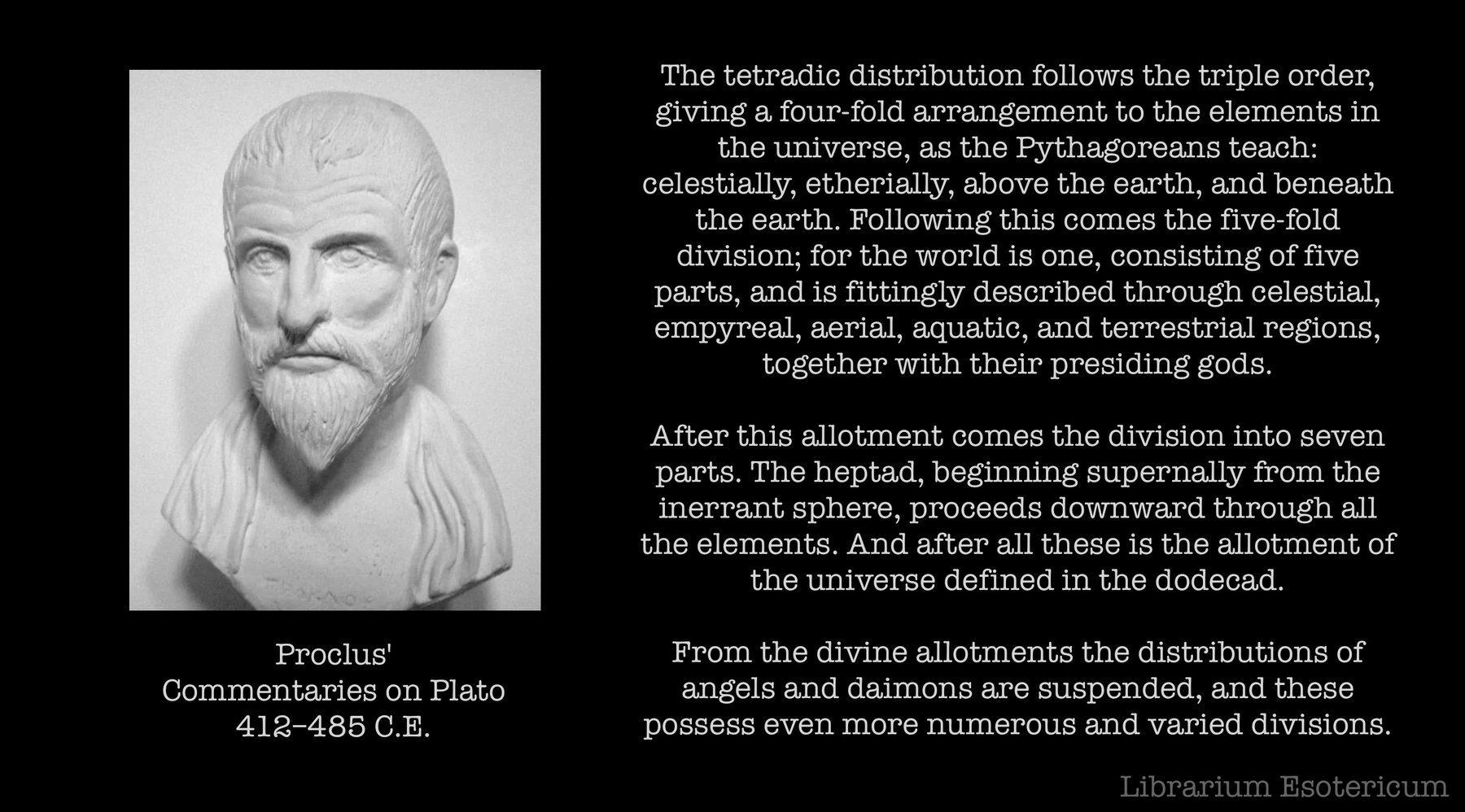 Proclus reading Plato.