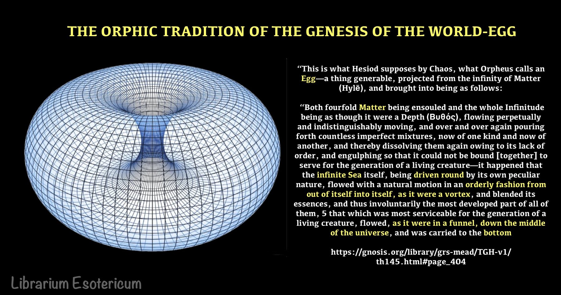 The vortex universe.